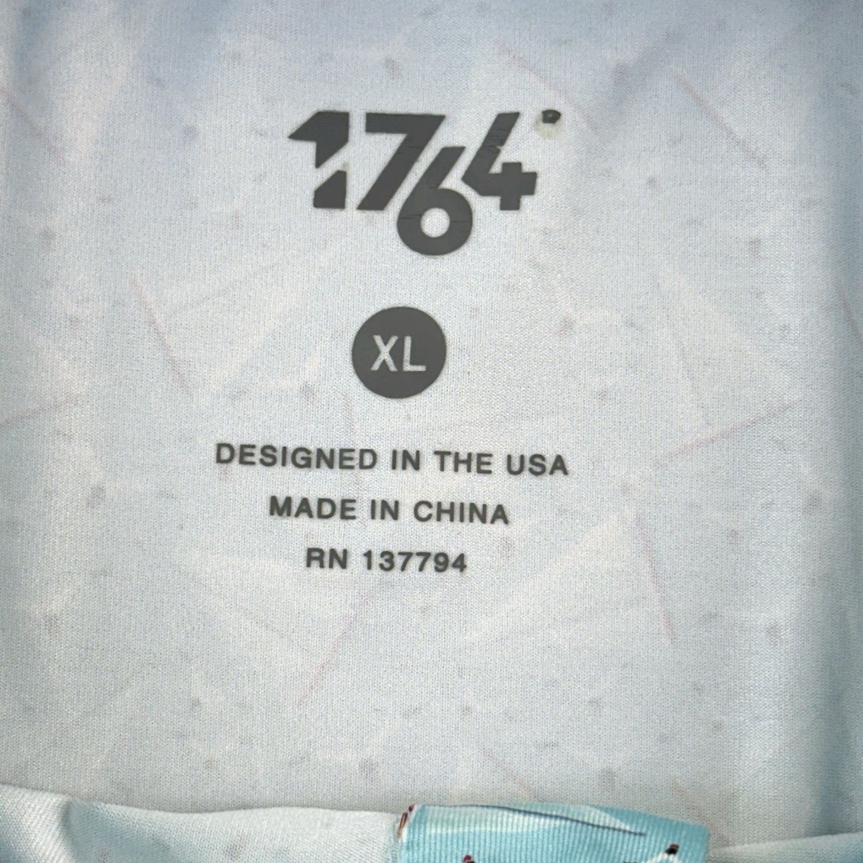 Vintage 1764 Polo Shirt Mens XL Blue Sailboat Print Performance Stretch Golf Casual Shirt Size US XL / EU 56 / 4 - 4 Thumbnail