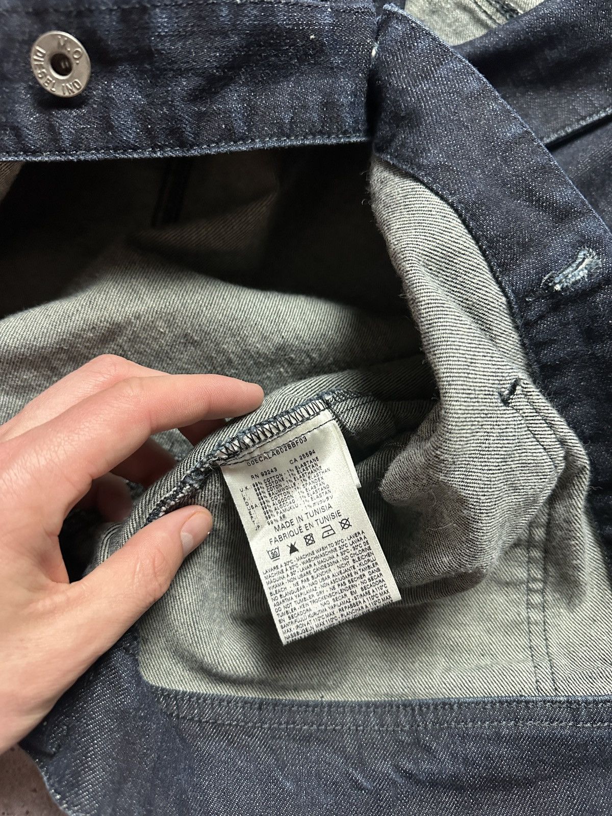 Diesel Diesel Vintage Denim Pockets Jacket Size L / US 10 / IT 46 - 10 Thumbnail