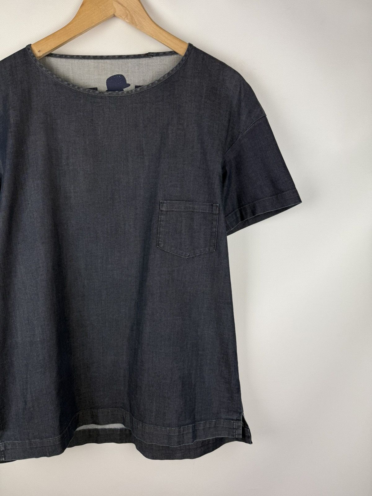 Japanese Brand × Takeo Kikuchi 525 Denim By Takeo Kikuchi Men’s Short Sleeve T Shirt Japan Size US M / EU 48-50 / 2 - 3 Thumbnail