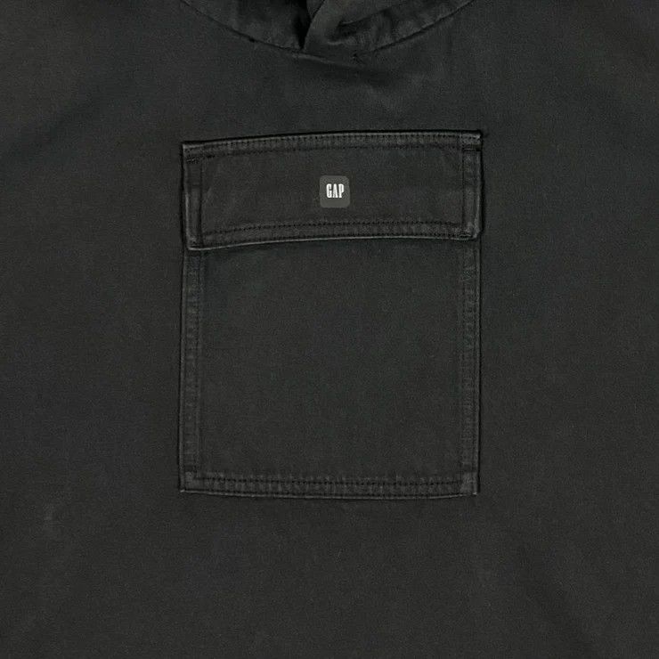 Balenciaga × Gap × Yeezy YEEZY GAP YGEBB 2022 Sateen Hooded Anorak Parka In Black Size US L / EU 52-54 / 3 - 3 Thumbnail