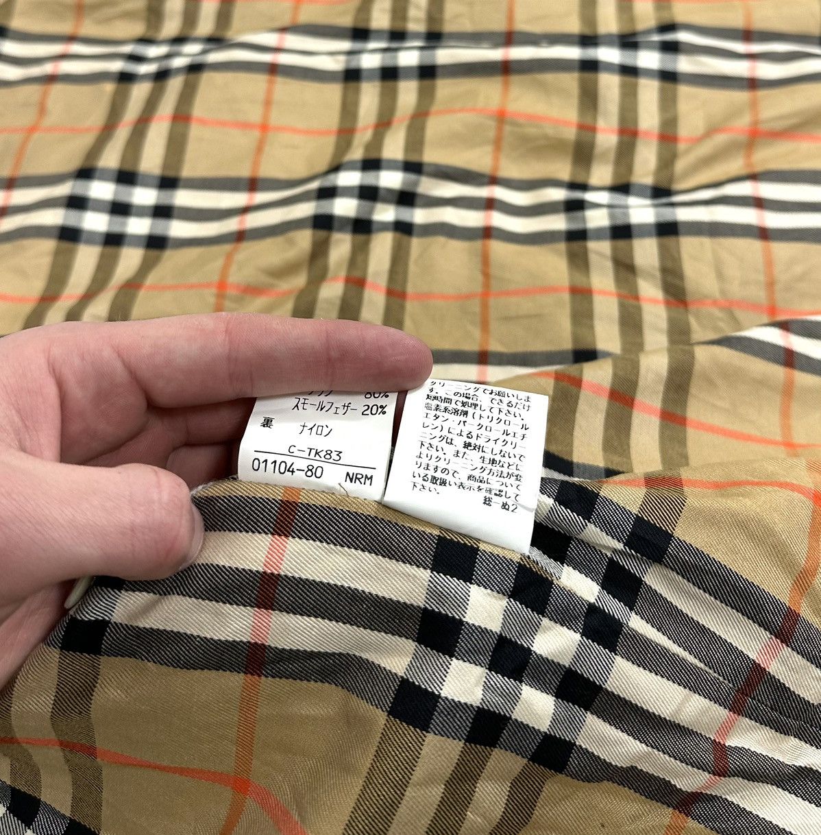 Burberry Vintage Burberry Nova Check Luxury Down Korean Parka Jacket Size US L / EU 52-54 / 3 - 22 Thumbnail