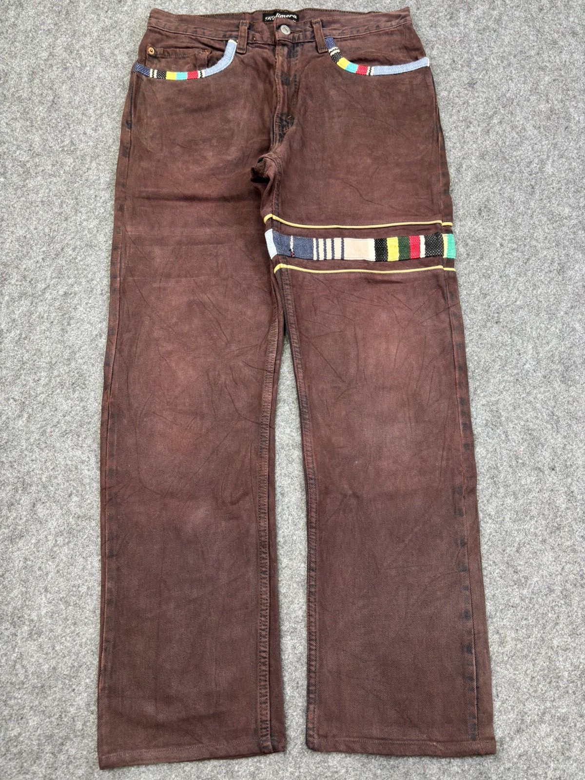 Designer Levis Reconstructed by Kalimera Japan Designer Denim F754 Size US 30 / EU 46 - 21 Thumbnail