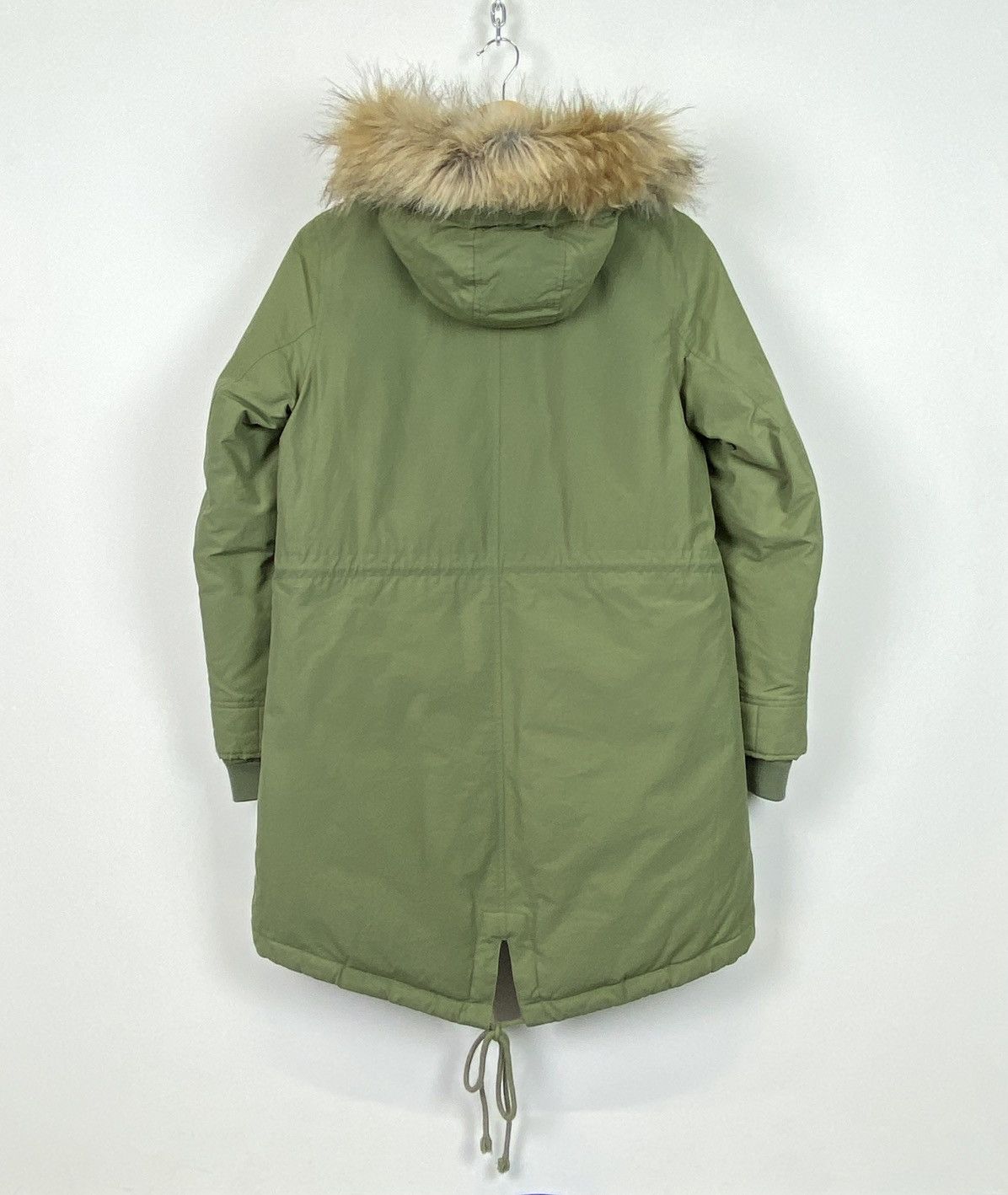 Levi's Levi’s Full Zip Parka Jacket Faux Fur Hood Size S Green Top Size S / US 4 / IT 40 - 17 Thumbnail
