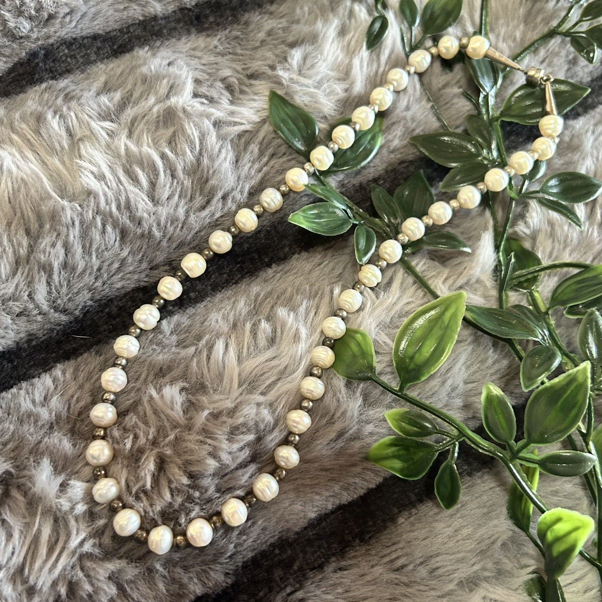 Vintage Vintage handmade genuine freshwater pearl necklace Size ONE SIZE - 7 Thumbnail