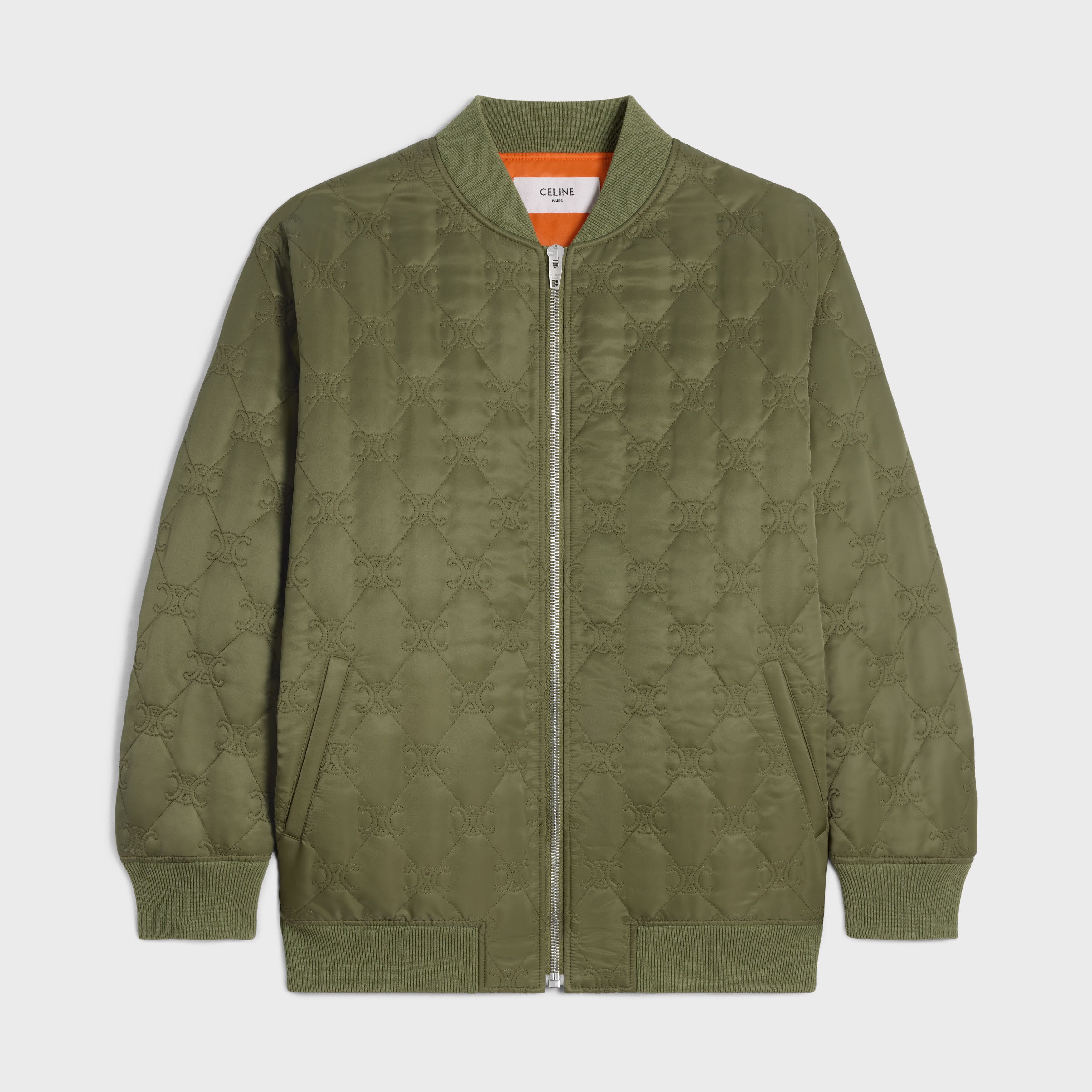 Celine o1w1db10925 2W61B889O Oversized Teddy Jacket in Green Size M / US 6-8 / IT 42-44 - 1 Thumbnail