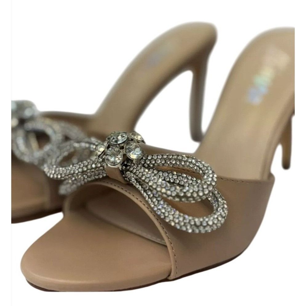 Other LILIANA / Zaha-4 / Beige / High Heel / Mules / With Rhinesto Size US 10 / IT 40 - 5 Thumbnail