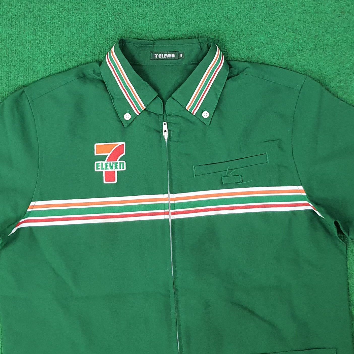 Japanese Brand Vintage 7 Eleven Japan Staff Uniform Jacket C223N16 Size S / US 4 / IT 40 - 4 Thumbnail