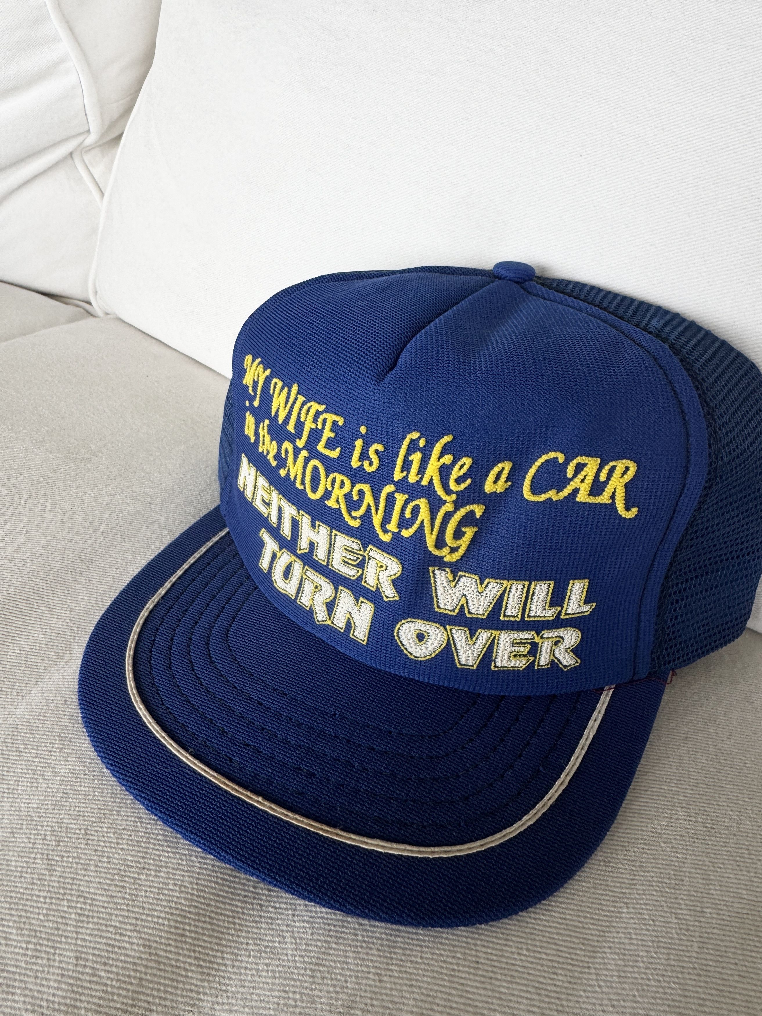 Vintage My Wife Is Like A Car Trucker Size ONE SIZE - 3 Thumbnail