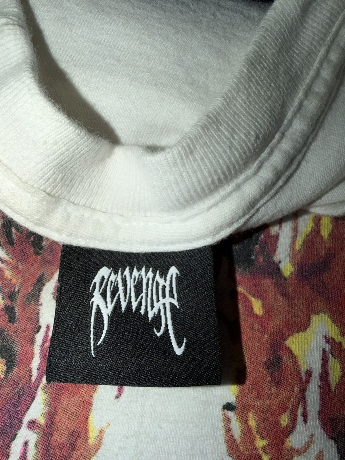 Revenge Revenge Flames tee Size US M / EU 48-50 / 2 - 3 Thumbnail