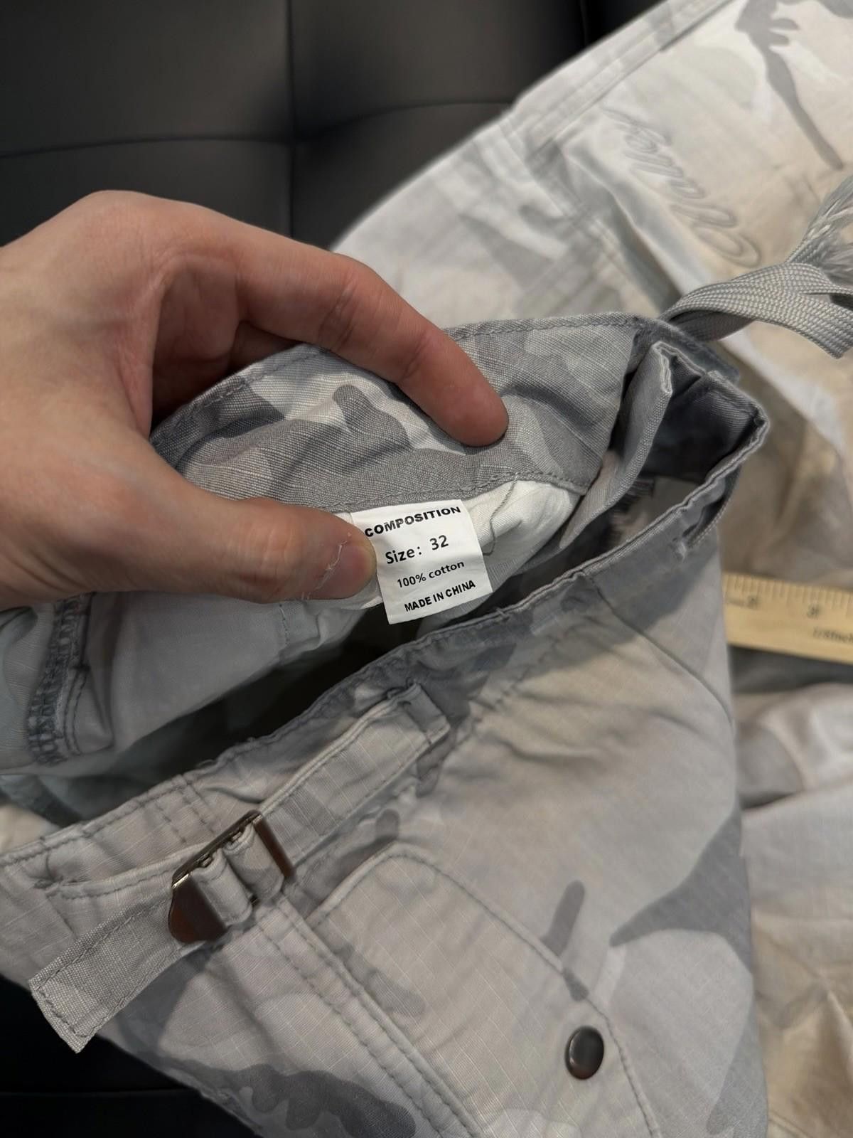Vale Vale VA-1 White Camo Cargo Sweatpants Size (32) NEW Baggy Size US 34 / EU 50 - 6 Thumbnail