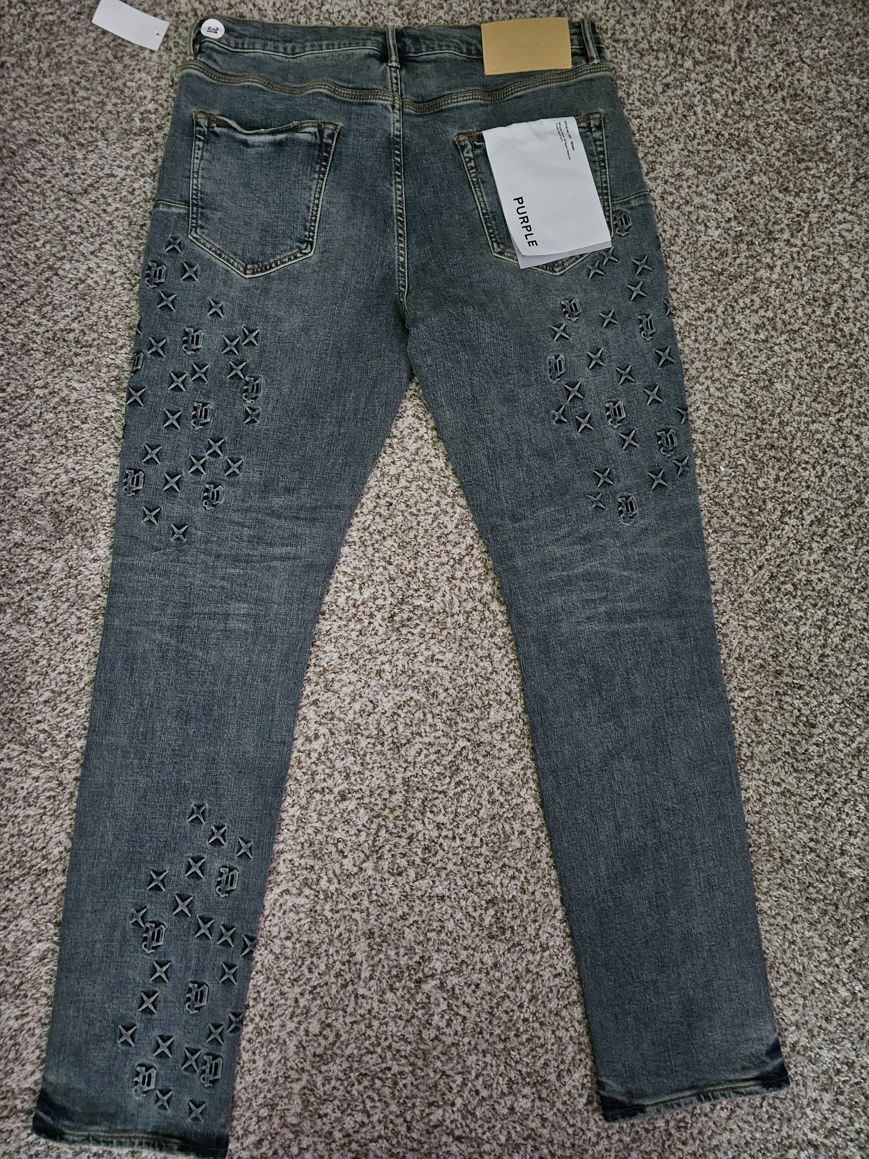 Purple Brand Purple special edition monogram jeans Size US 36 / EU 52 - 8 Thumbnail