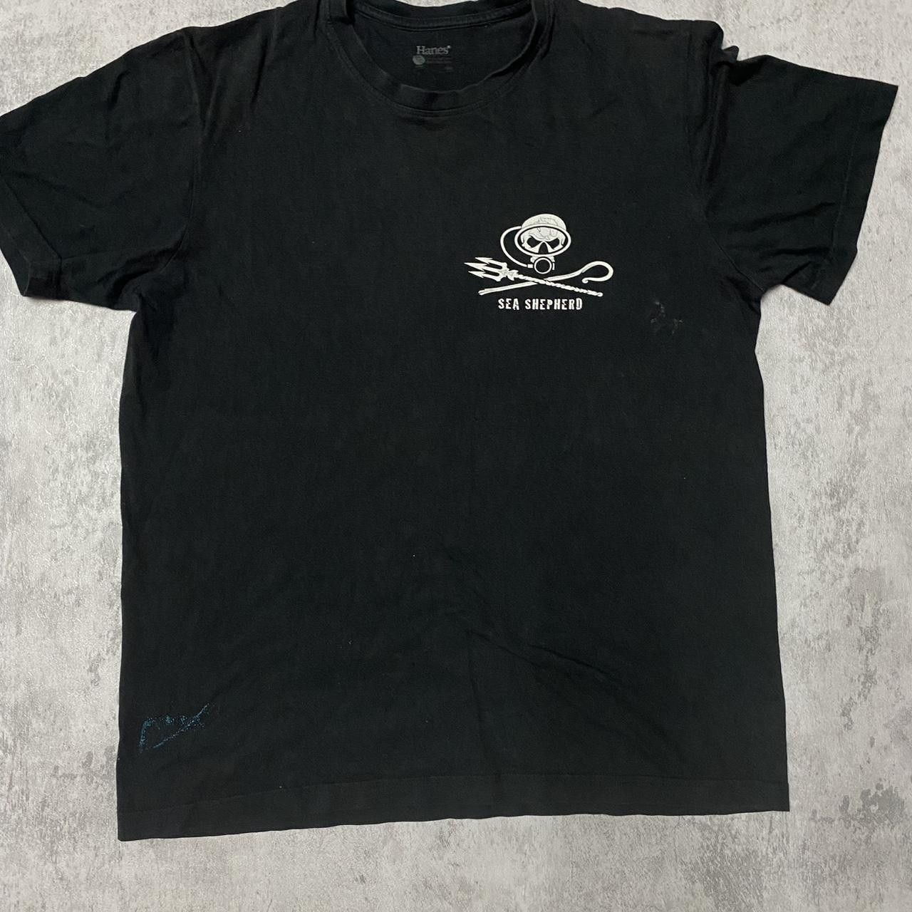 Other Black & white Sea Shepherd cotton tee Size US L / EU 52-54 / 3 - 1 Thumbnail