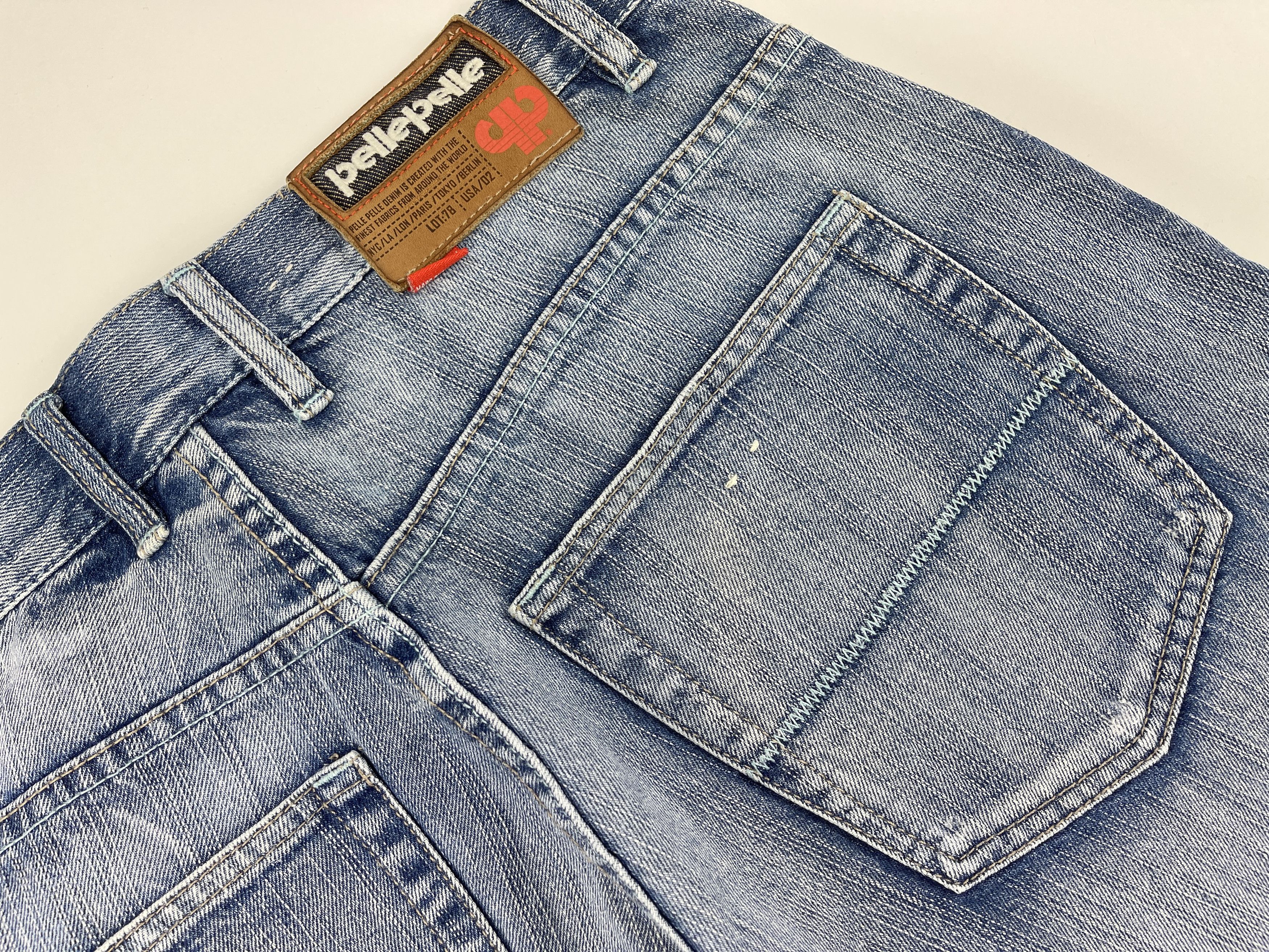 Pelle Pelle PELLE PELLE jeans shorts, Marc Buchanan vintage baggy 90s 32 Size US 32 / EU 48 - 6 Thumbnail