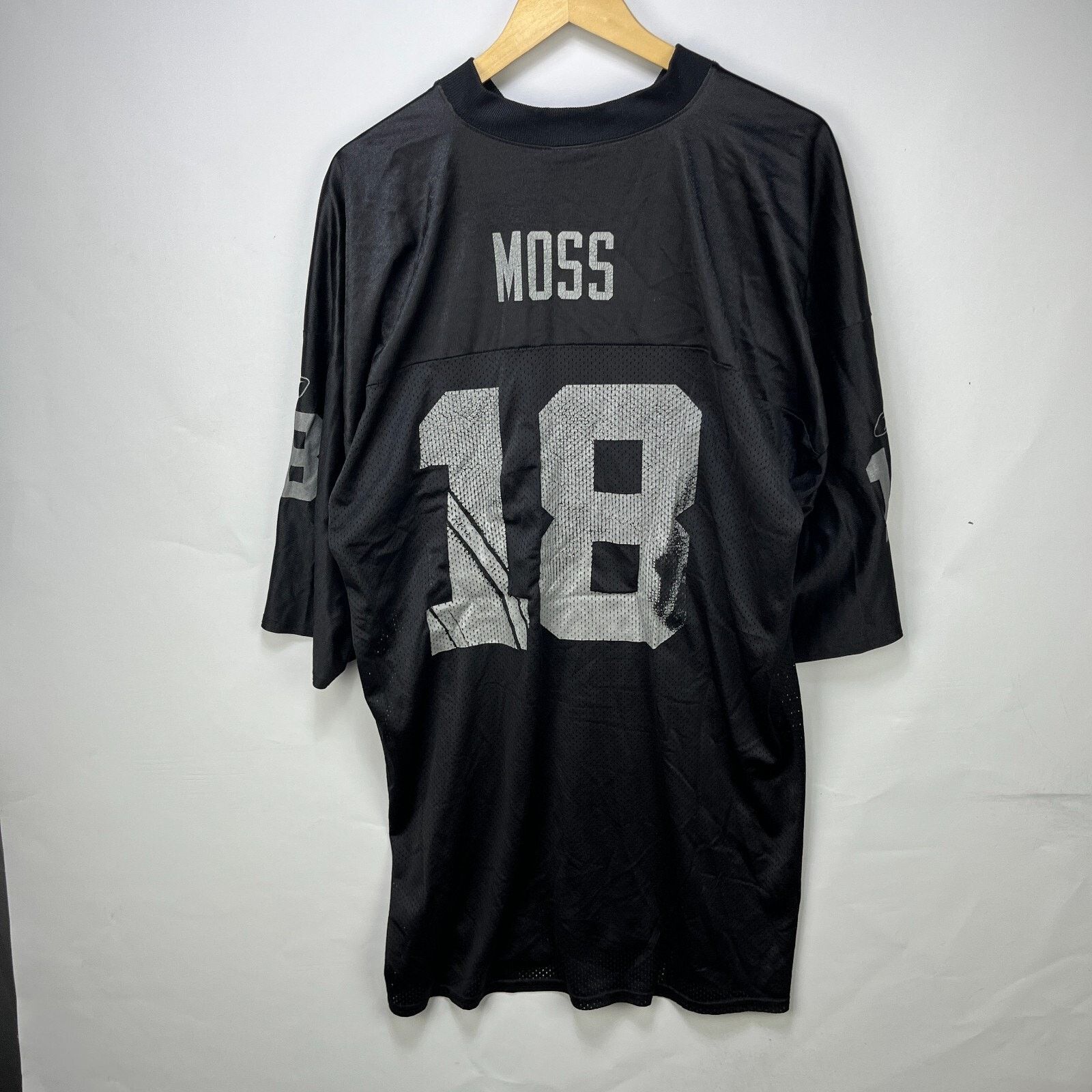 Reebok × Vintage Vintage Oakland Raiders NFL Randy Moss Reebok Jersey 2XL Size ONE SIZE - 4 Thumbnail