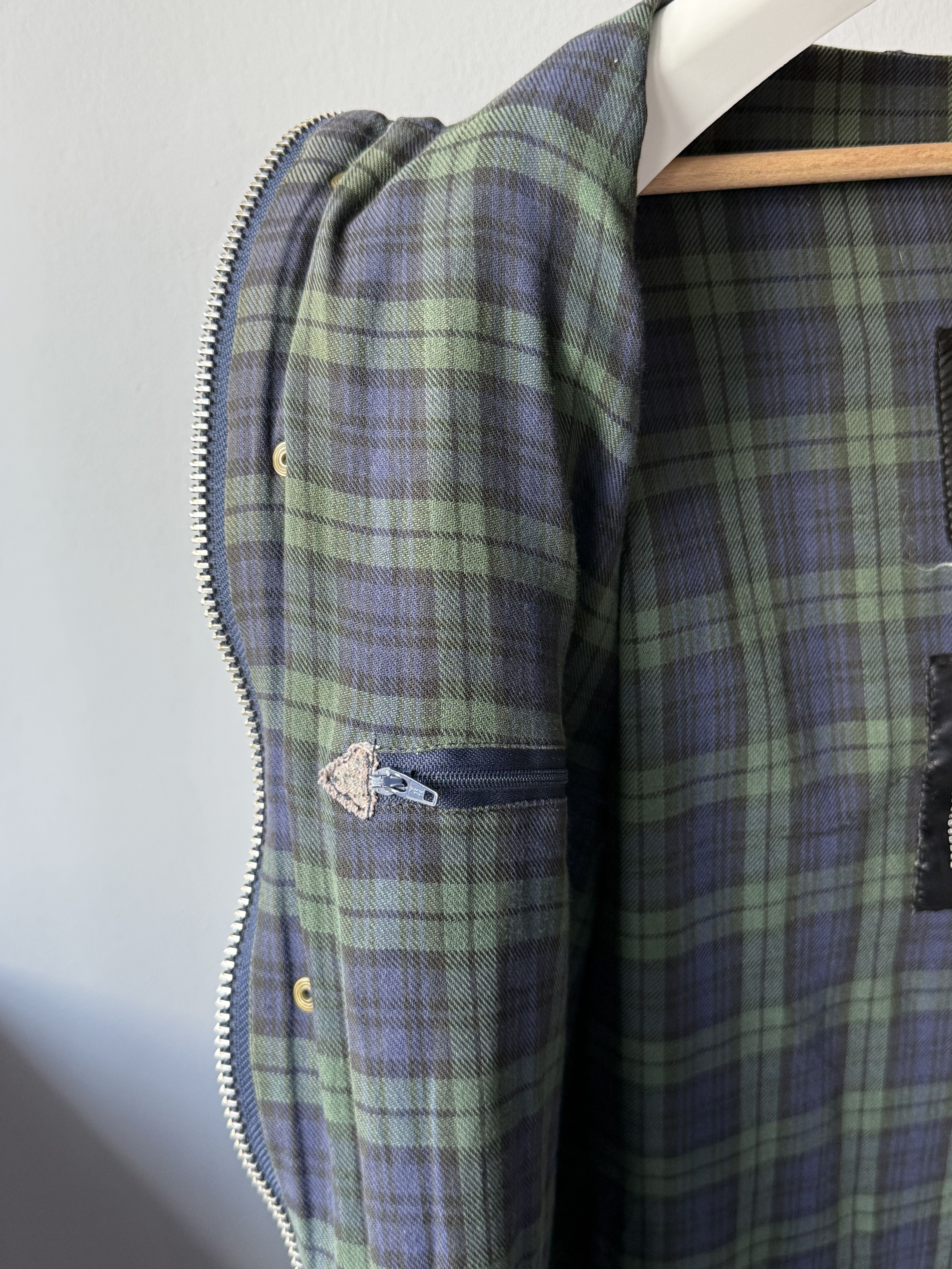Barbour Vintage Barbour A6 Lined Durham Waxed Cotton Hooded Jacket Size US M / EU 48-50 / 2 - 22 Thumbnail