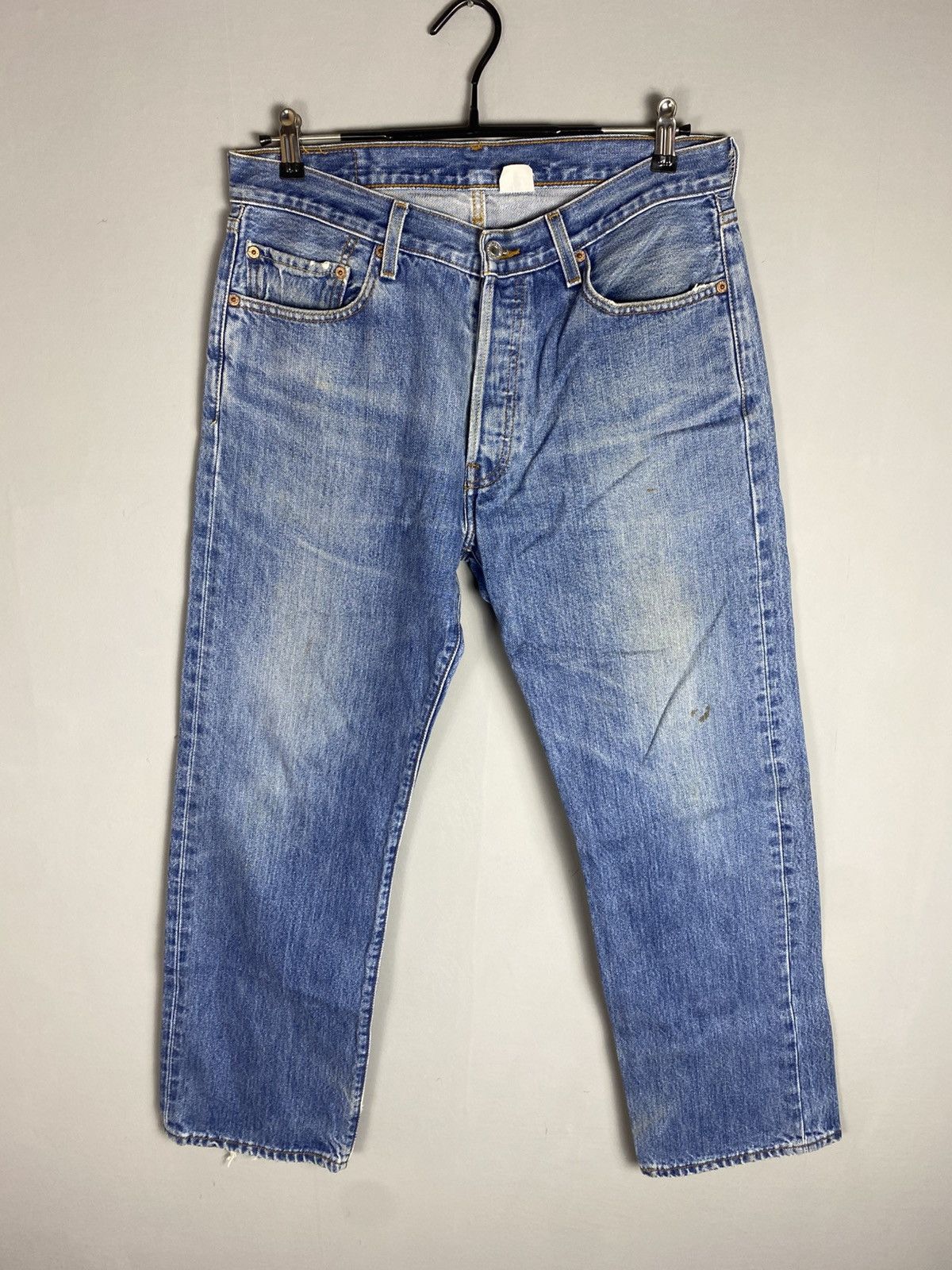 Levi's Vintage 90s Levi’s 501 jeans denim Size US 34 / EU 50 - 6 Thumbnail