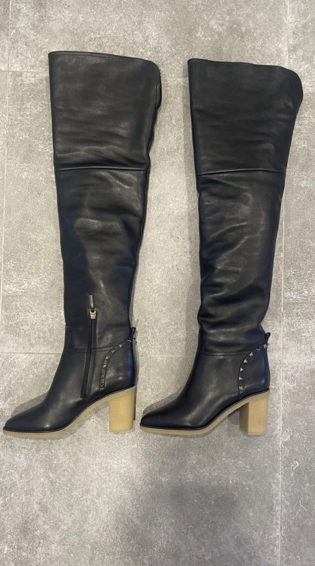 Valentino Rockstud over knee boots Size US 11 / IT 41 - 2 Thumbnail