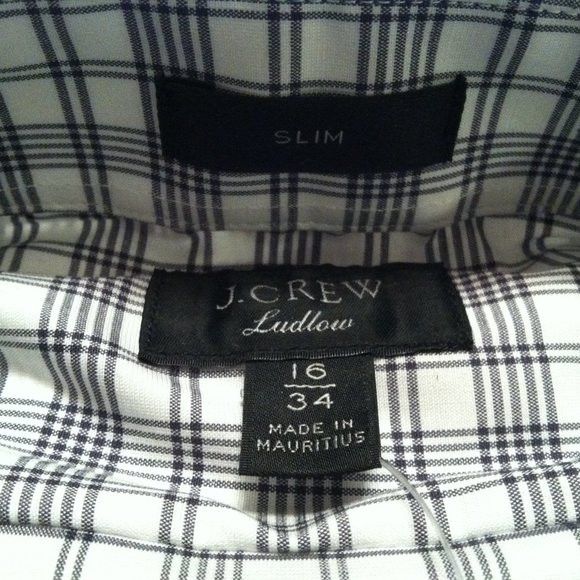 J.Crew J.CREW LUDLOW MENS NEW 100%COTTON DRESS SHIRT SIZE: 16/34 Size US L / EU 52-54 / 3 - 6 Thumbnail