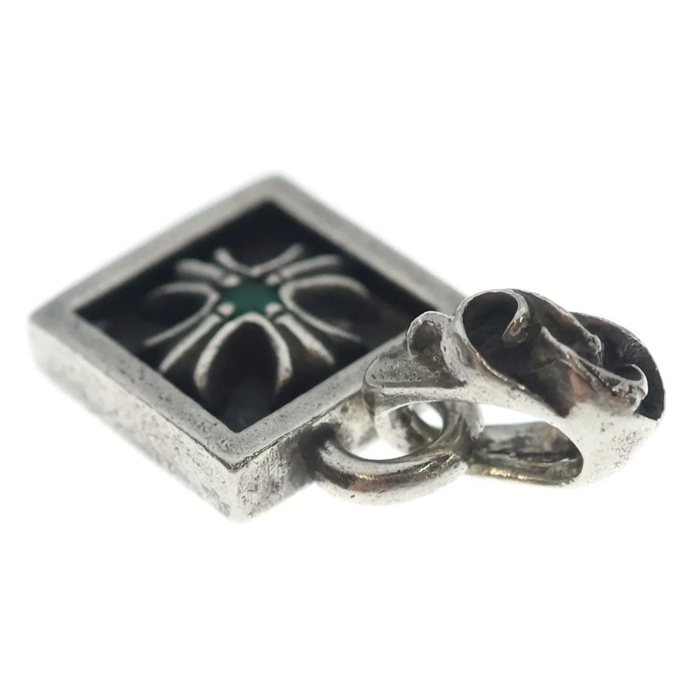 Chrome Hearts Chrome Hearts Emerald Framed Cross pendant Necklace charm Size ONE SIZE - 6 Thumbnail