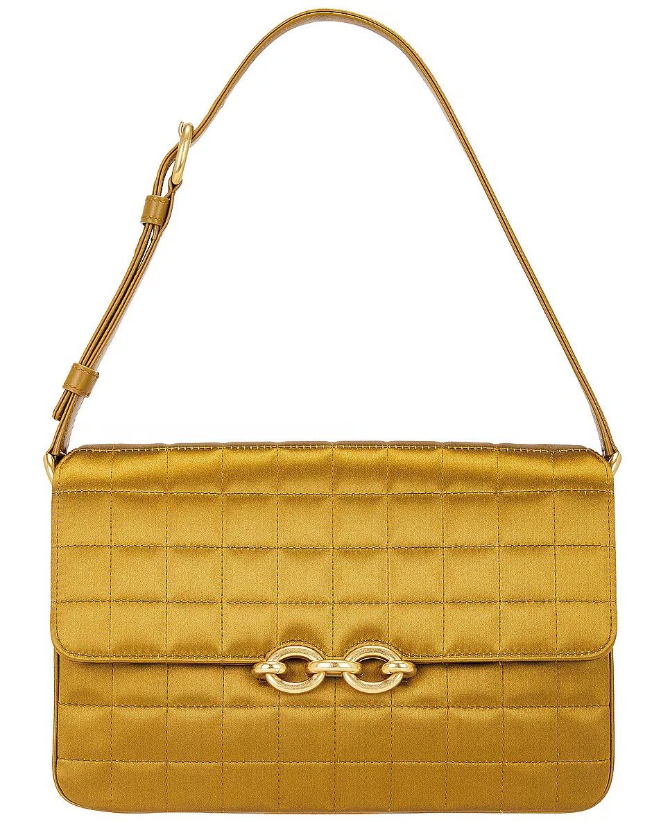 Saint Laurent Paris o1w1db10526 737354 Size: OS / Le Maillon Satchel Bag Gold Size ONE SIZE - 1 Thumbnail