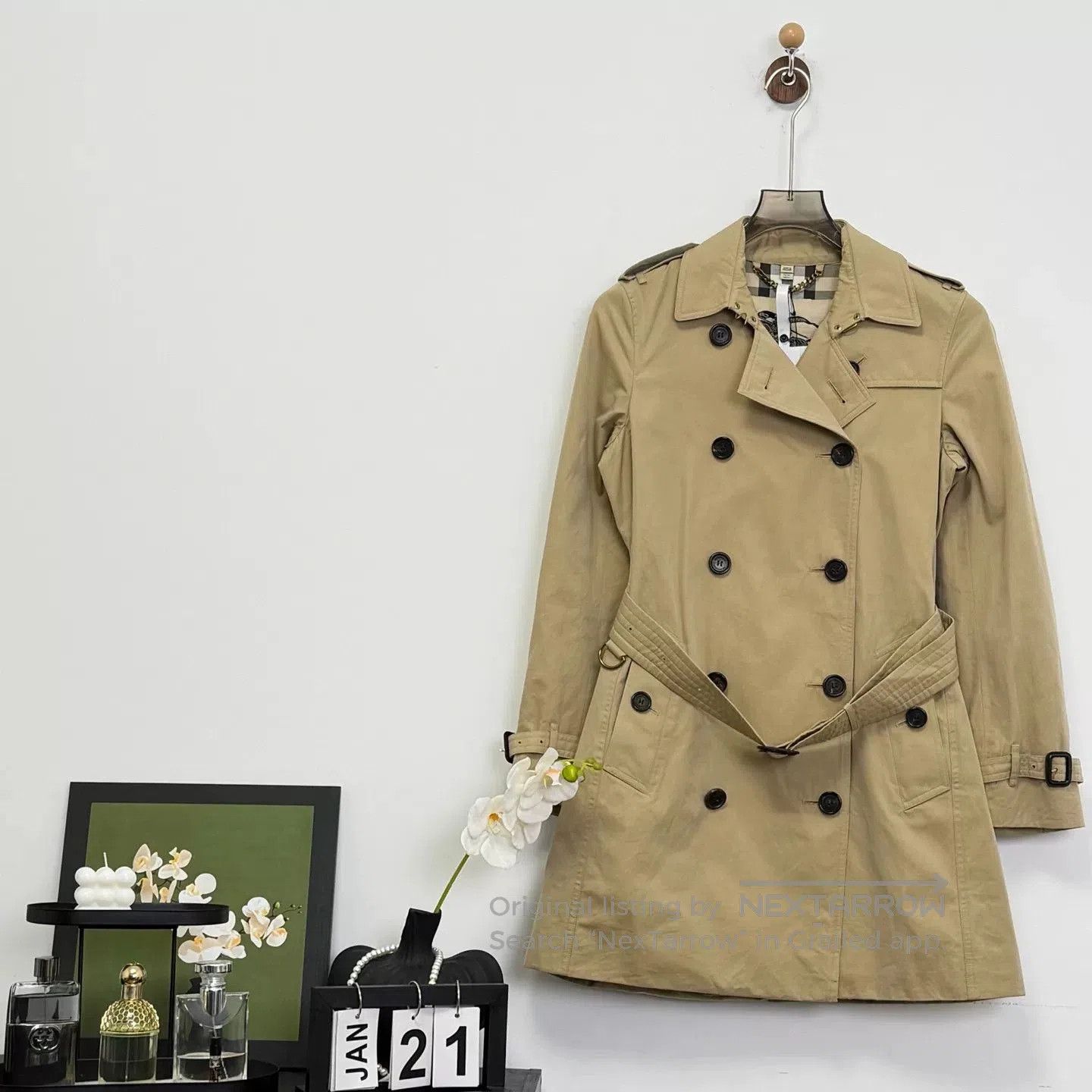Burberry Kensington Trench Coat UK6.