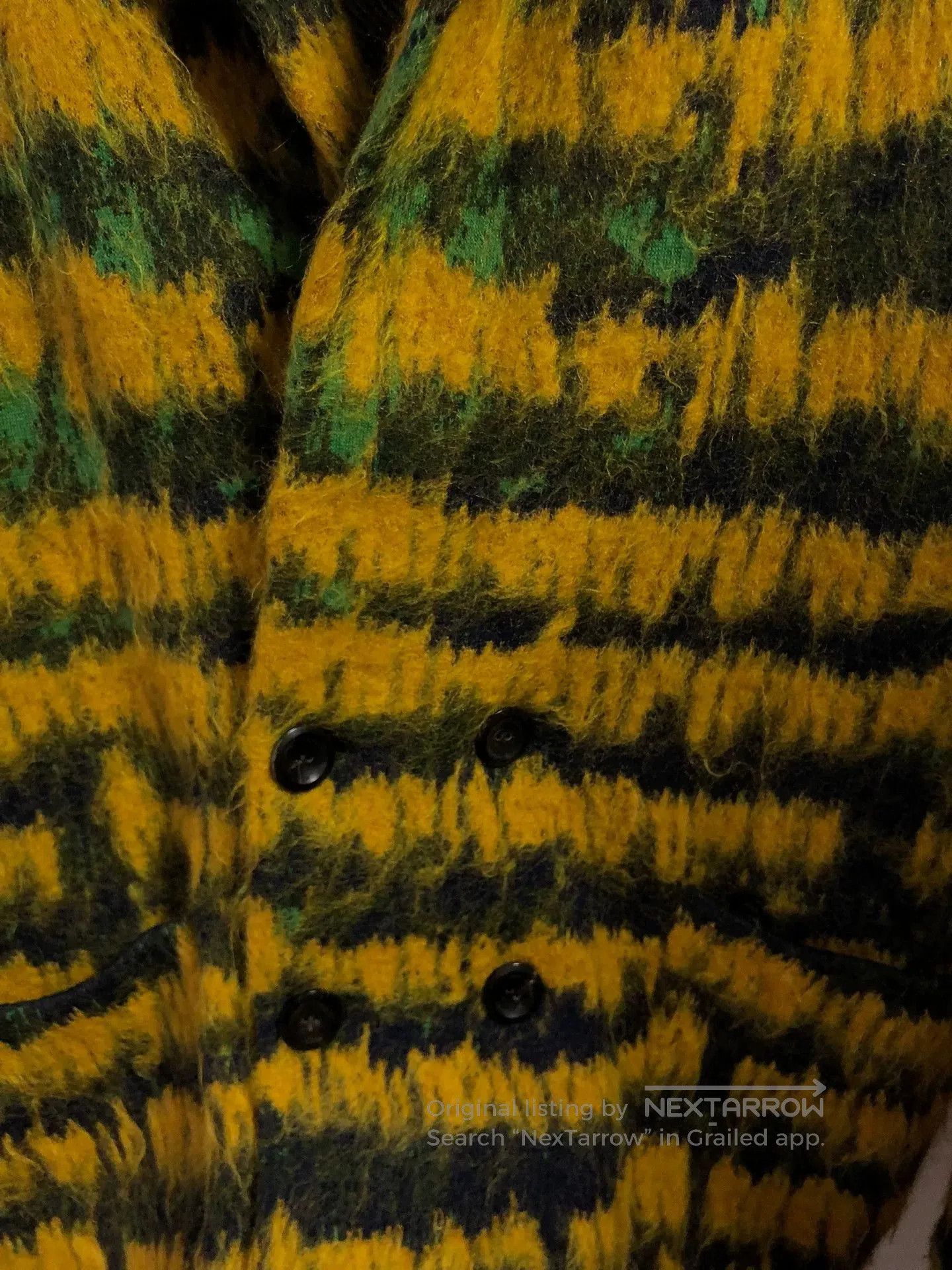 Saint Laurent Paris saint laurent striped mohair cardigan sweater. Size US M / EU 48-50 / 2 - 4 Thumbnail