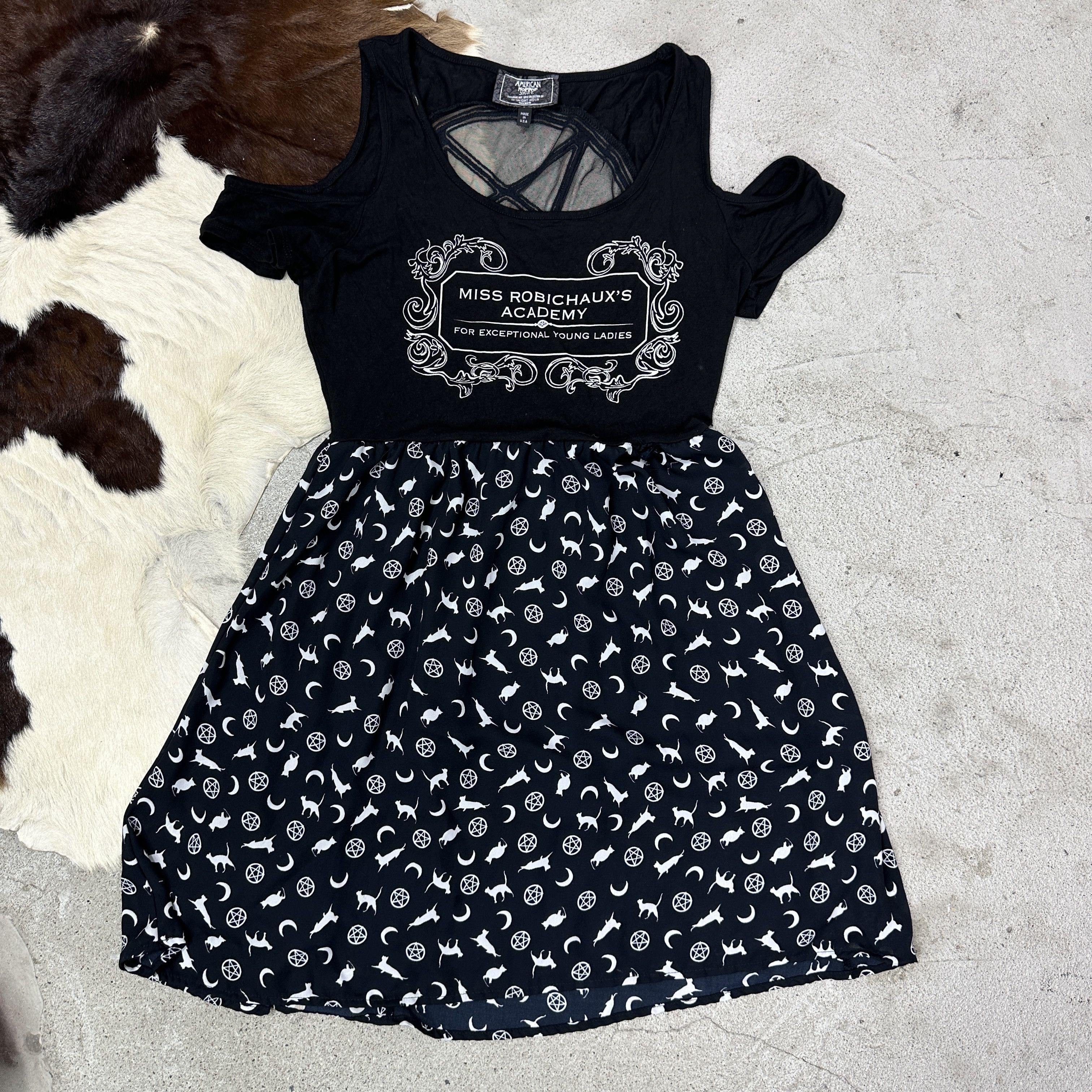 Vintage Vintage Goth Witch American Horror Story Dress Y2K Size M / US 6-8 / IT 42-44 - 5 Thumbnail