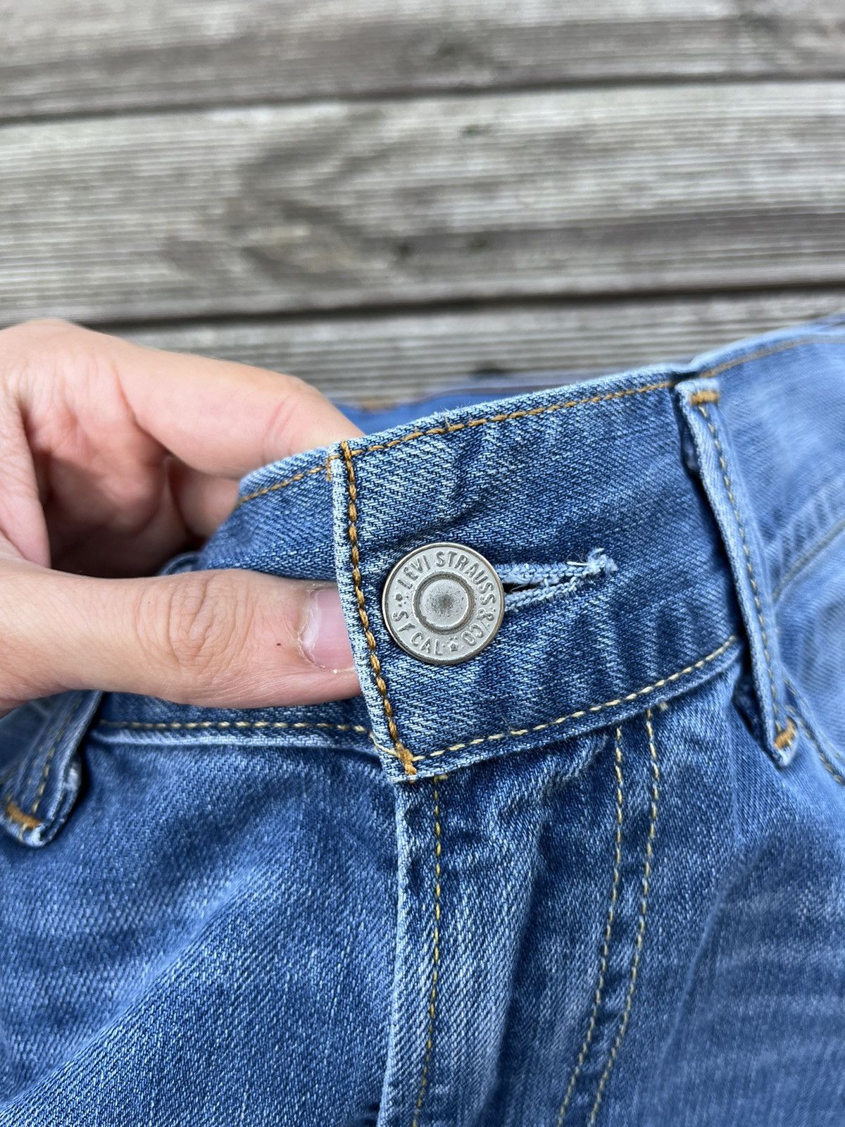 Levi's Vintage 90's Levis 506 34x34 Blue Classic Jeans Pants @196 Size US 34 / EU 50 - 13 Thumbnail