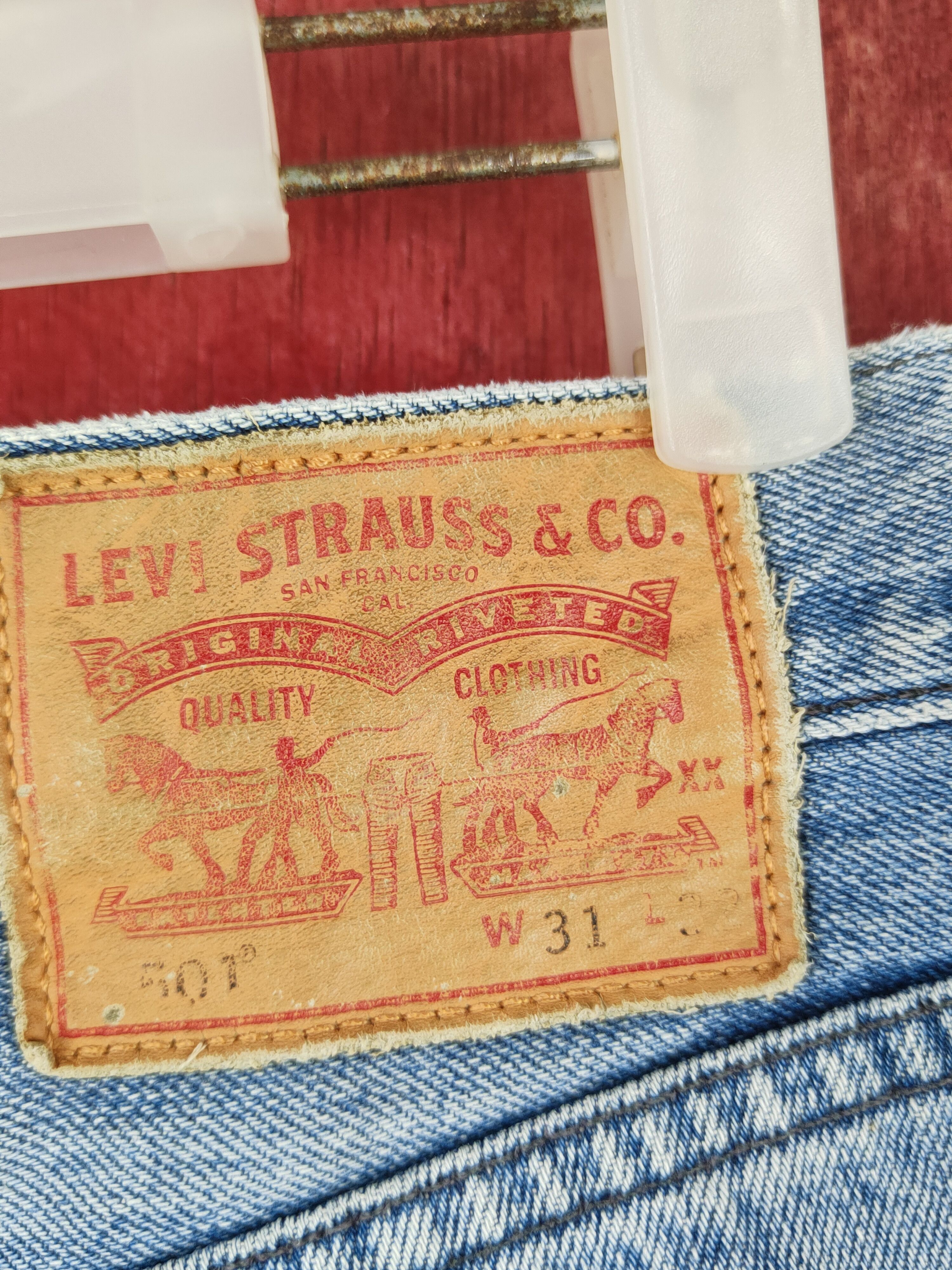 Levi's Levi's Blue Faded vintage Denim Pants #S1374 Size US 32 / EU 48 - 10 Thumbnail