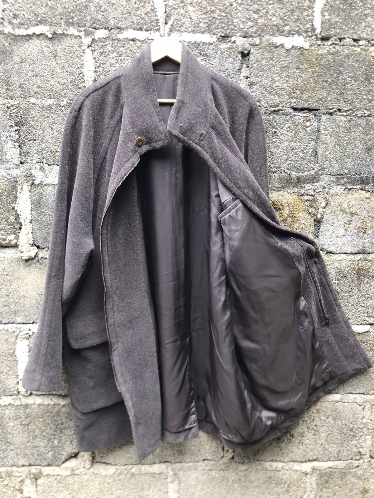 Adolfo Dominguez × Designer × Vintage ⚡️Vintage Adolfo Dominguez Wool Coat Made in Spain- L Size US L / EU 52-54 / 3 - 6 Thumbnail