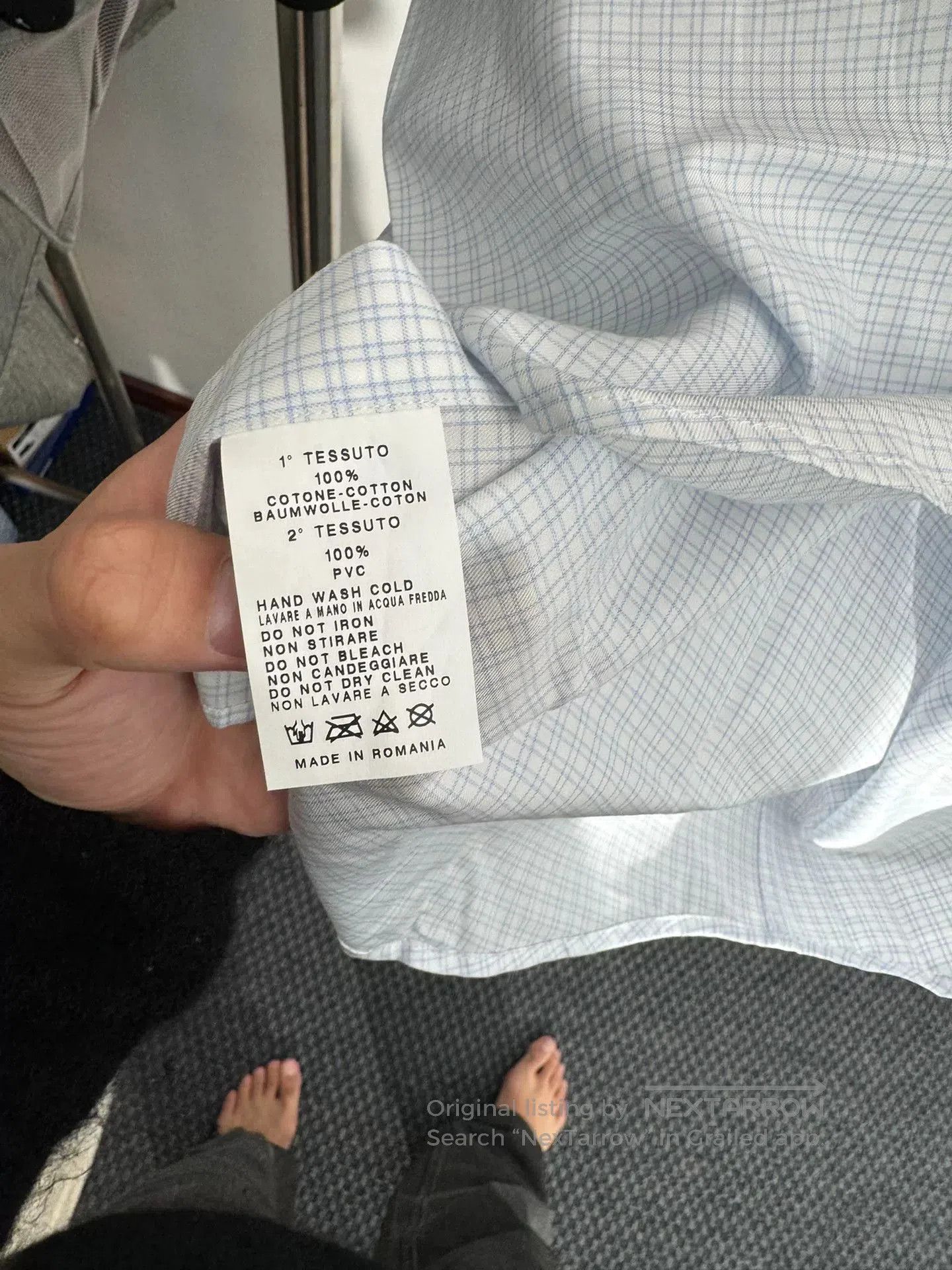 Raf Simons Raf Simons Cotton Checkered Shirt. Size US M / EU 48-50 / 2 - 4 Thumbnail