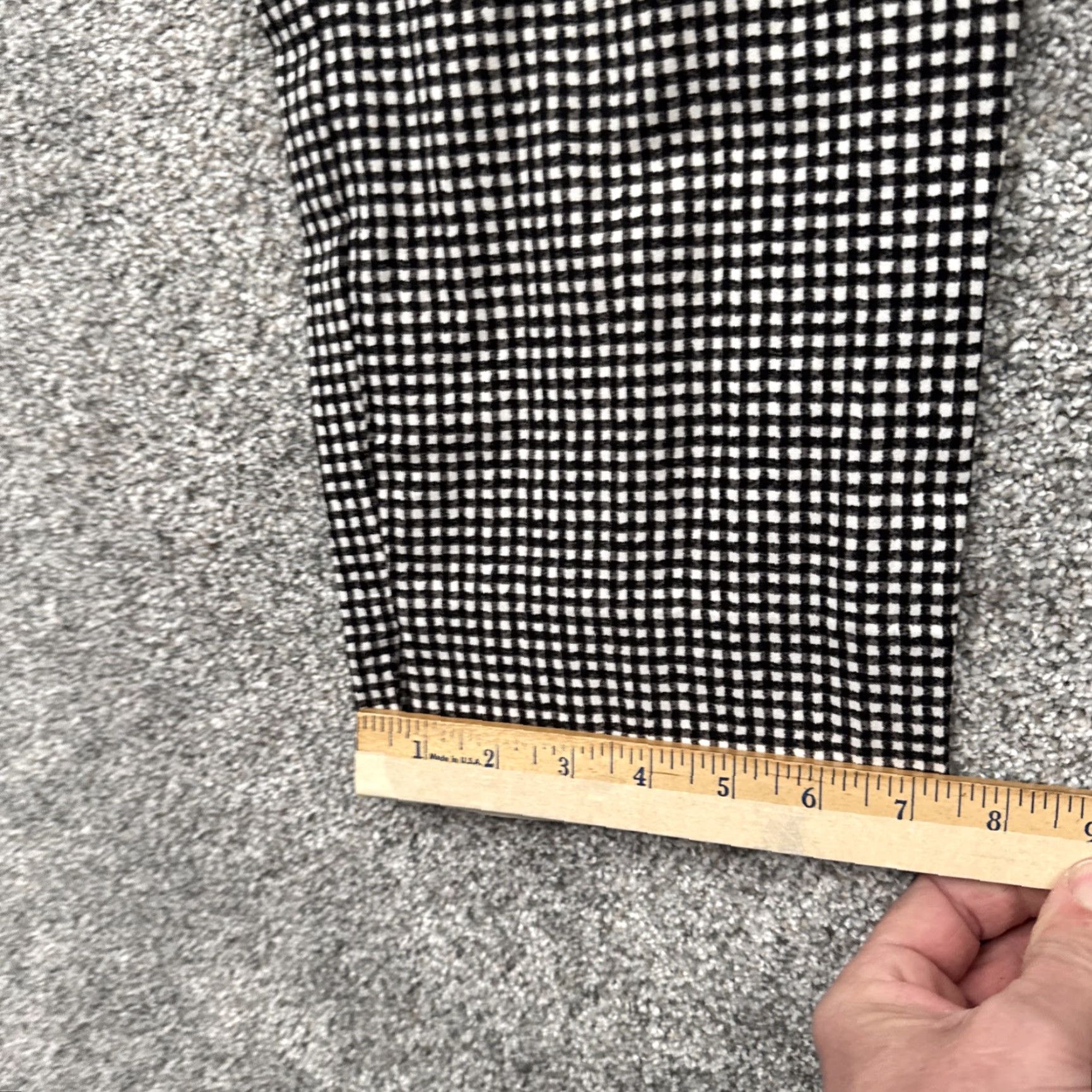 Vintage Zac & Rachel Dress Pants Women Size 6 Check Gingham Dress Pants Office Chic Preppy Retro City Academia Vintage No Size 28" / US 6 / IT 42 - 2 Thumbnail