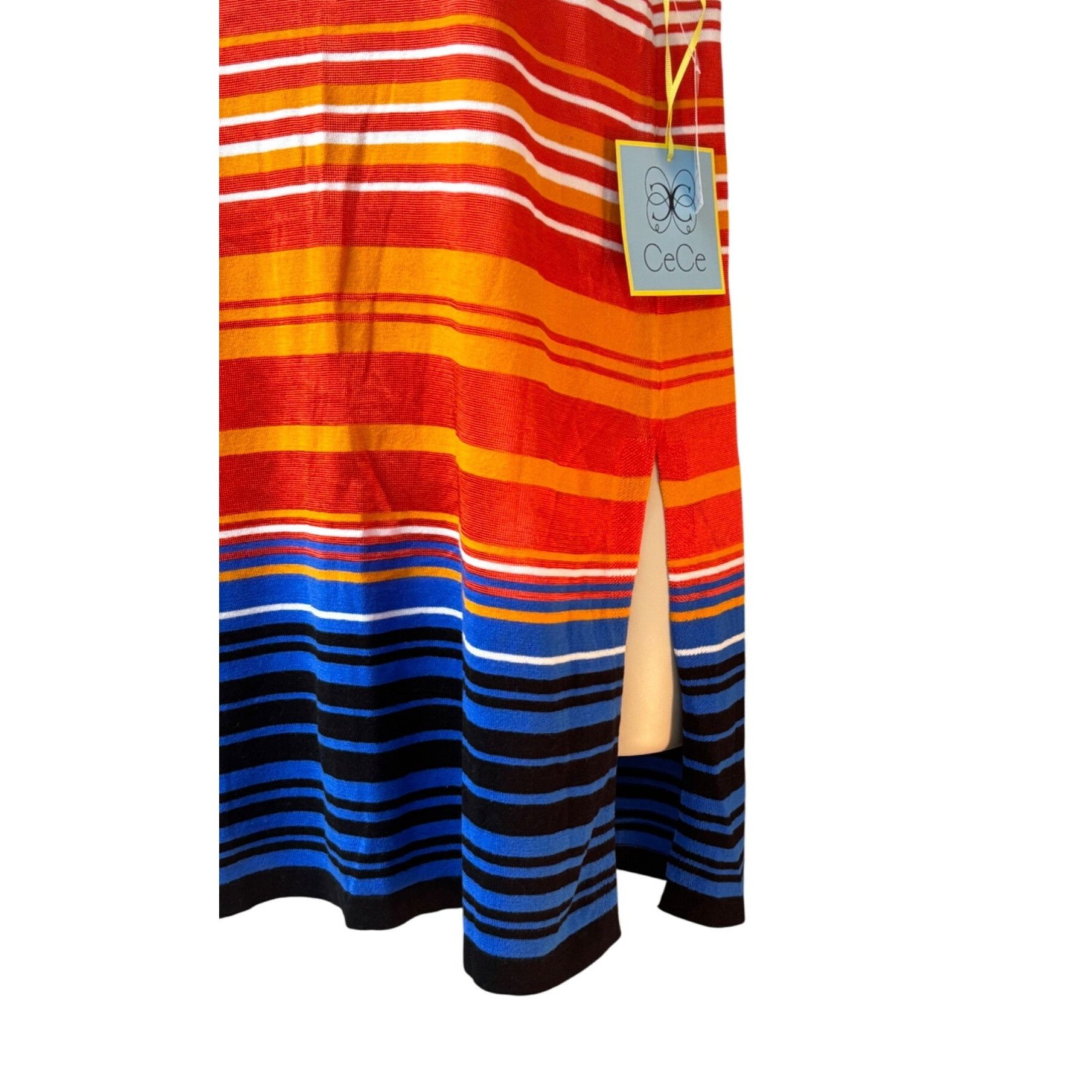 Other CeCe by Cynthia Steffe Sleeveless Striped Sweater Tunic, Sp Size S / US 4 / IT 40 - 3 Thumbnail