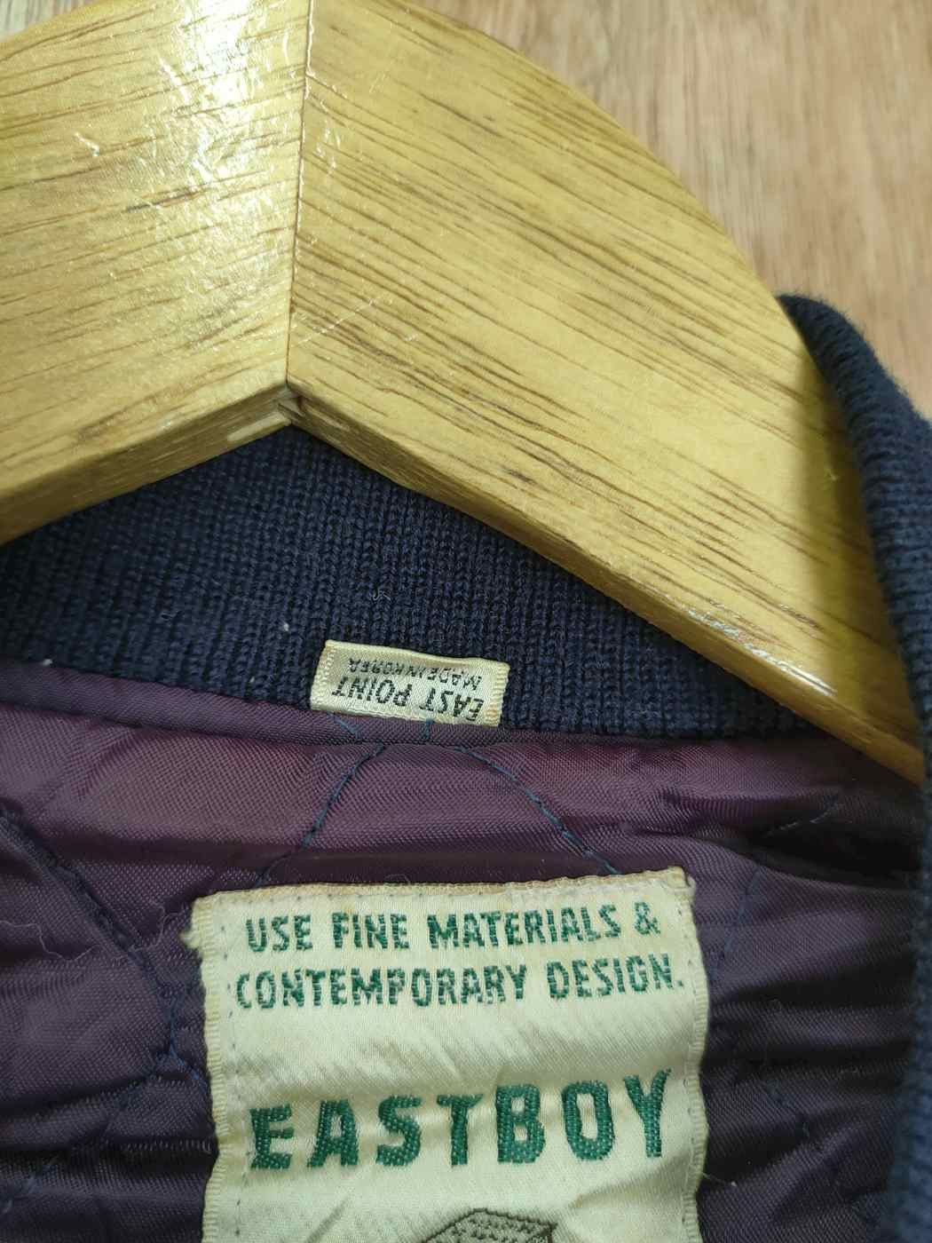 Vintage Eastboy japan varsity jacket wool leather vintage #4205DLAL Size US M / EU 48-50 / 2 - 15 Thumbnail