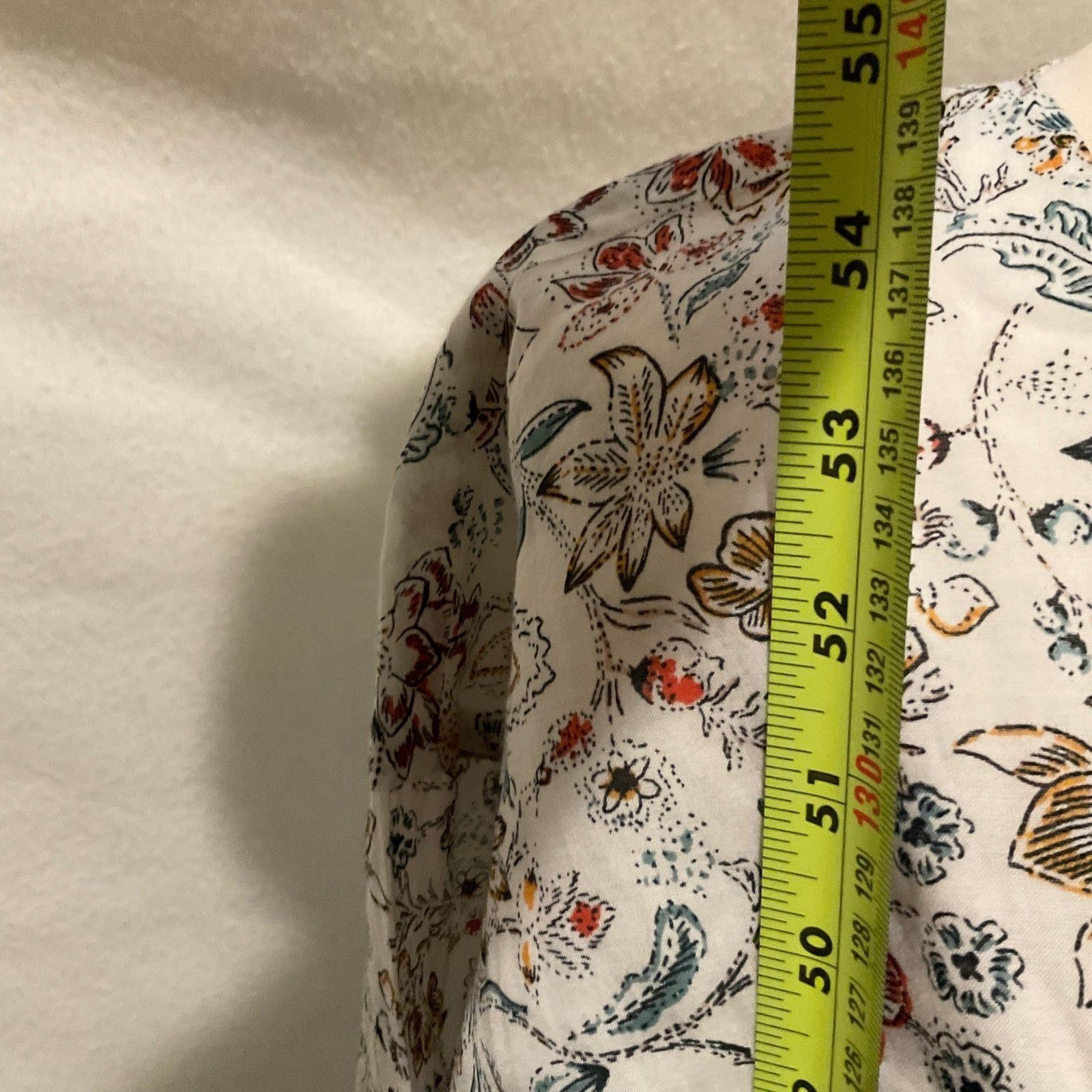 Sezane NWT Sézane BONNIE DRESS Botanic Garden floral cotton SZ 4 ru Size XS / US 0-2 / IT 36-38 - 6 Thumbnail