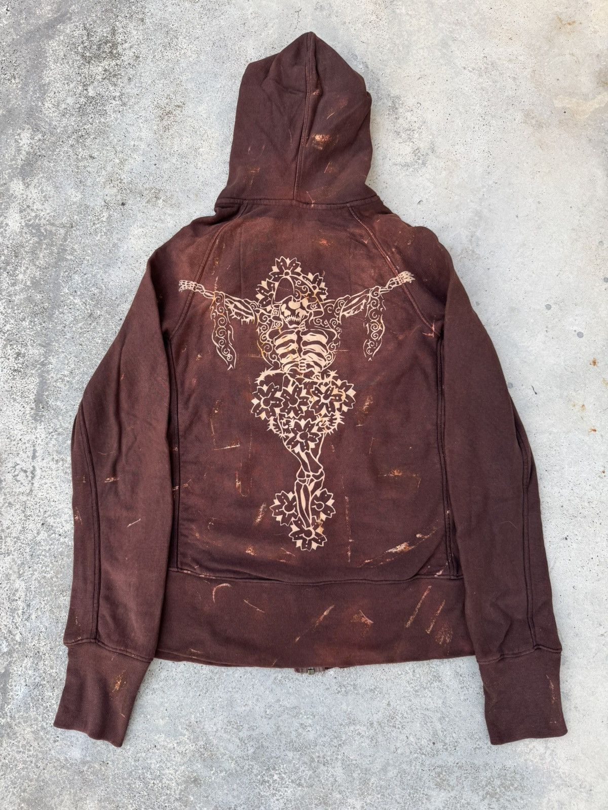 Vintage Archival Grail Virgin Mary 'Pray For Us' Jesus Cross Hoodie Size US M / EU 48-50 / 2 - 1 Thumbnail