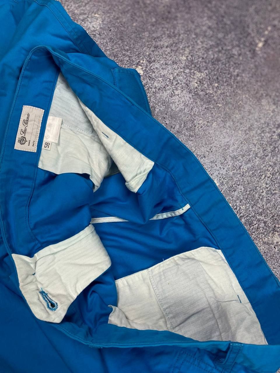 Size 58 Blue Rare Vintage Loro Piana Shorts
