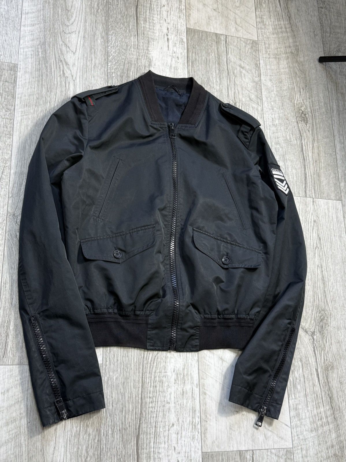 Gucci Gucci aviator bomber luxury Italian Designer jacket vintage Size US M / EU 48-50 / 2 - 3 Thumbnail