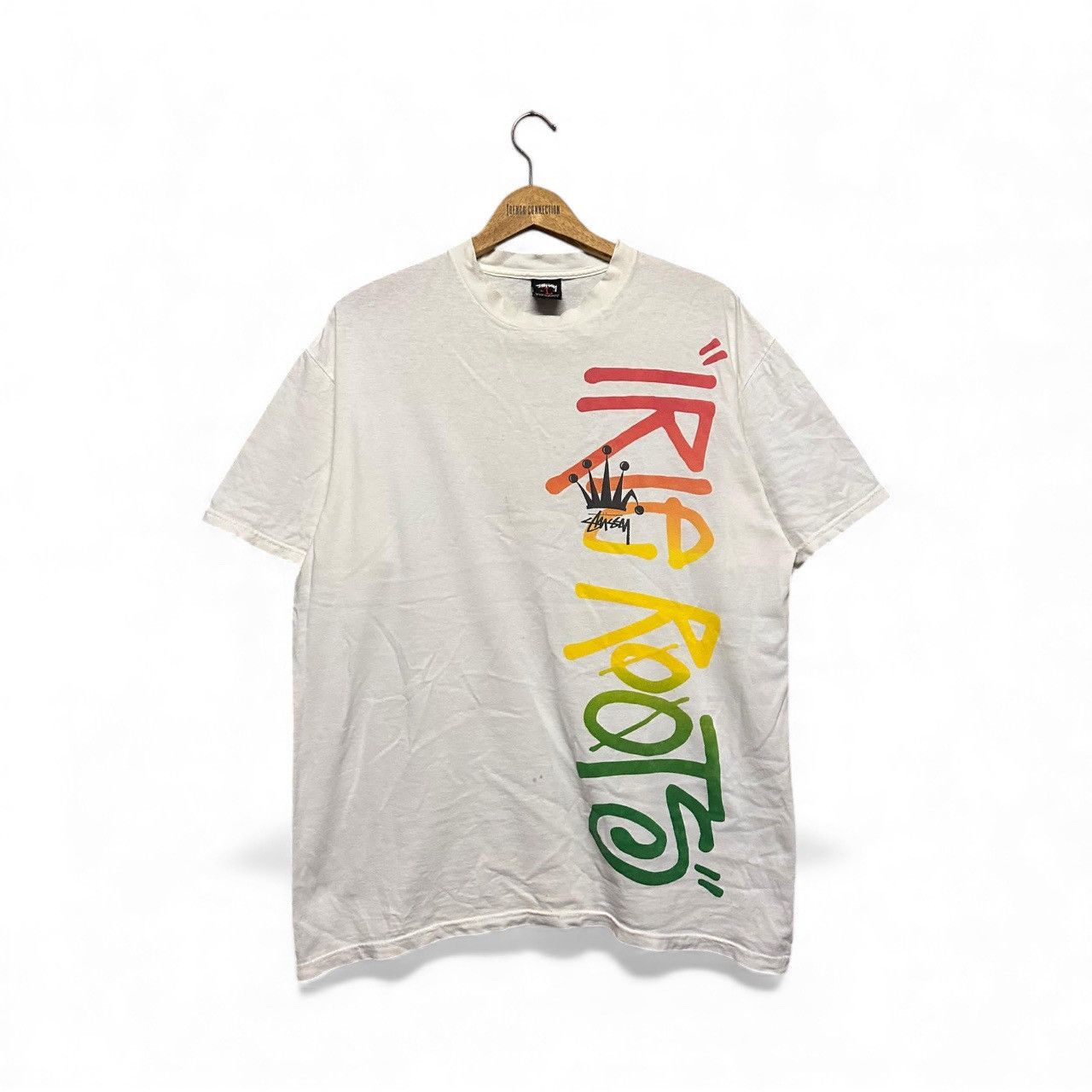 Stussy Vtg🔥Stussy Tribe Rasta Printed Tee Size US L / EU 52-54 / 3 - 1 Thumbnail