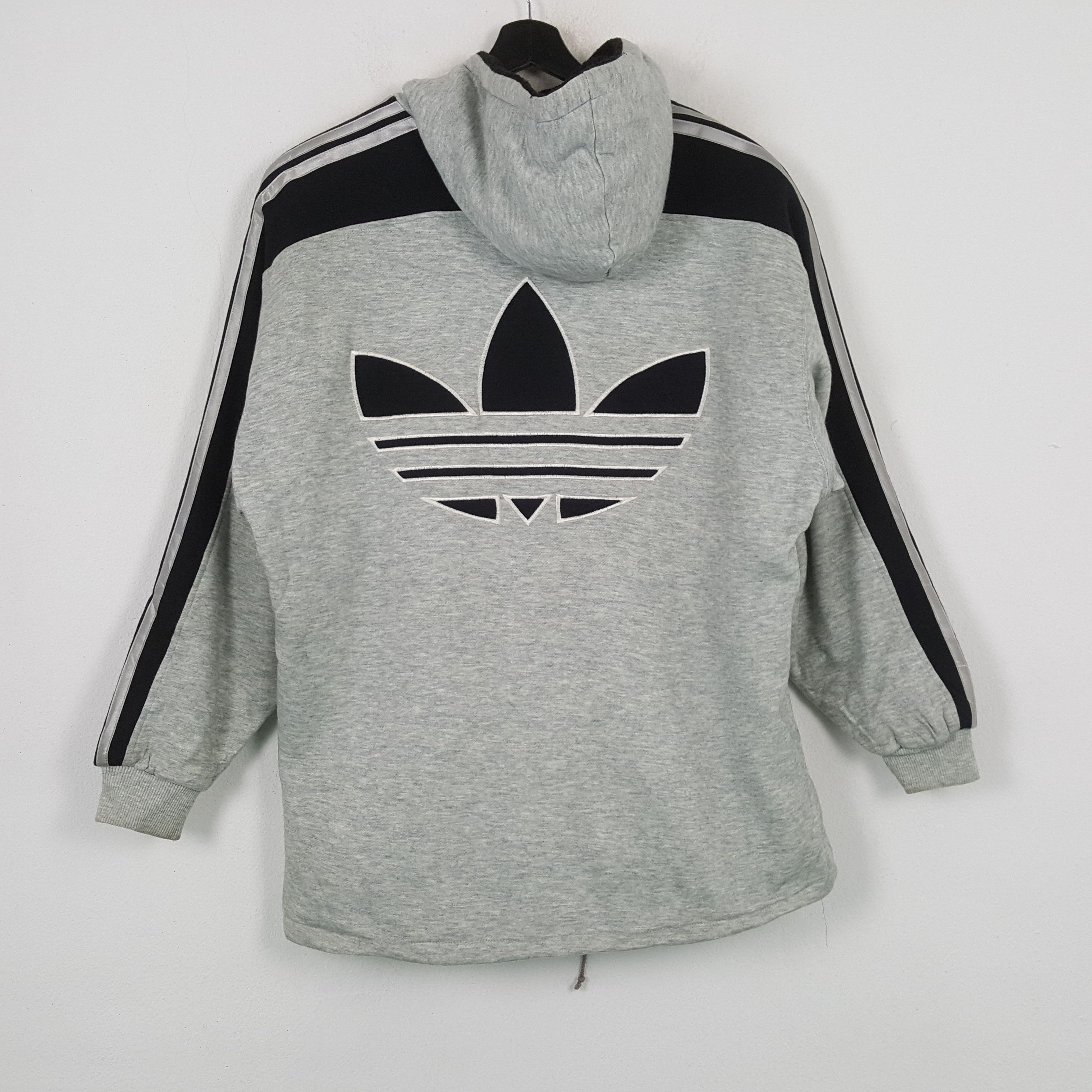Adidas × Vintage Adidas Spellout Design Hoodie Jacket Size US XL / EU 56 / 4 - 3 Thumbnail