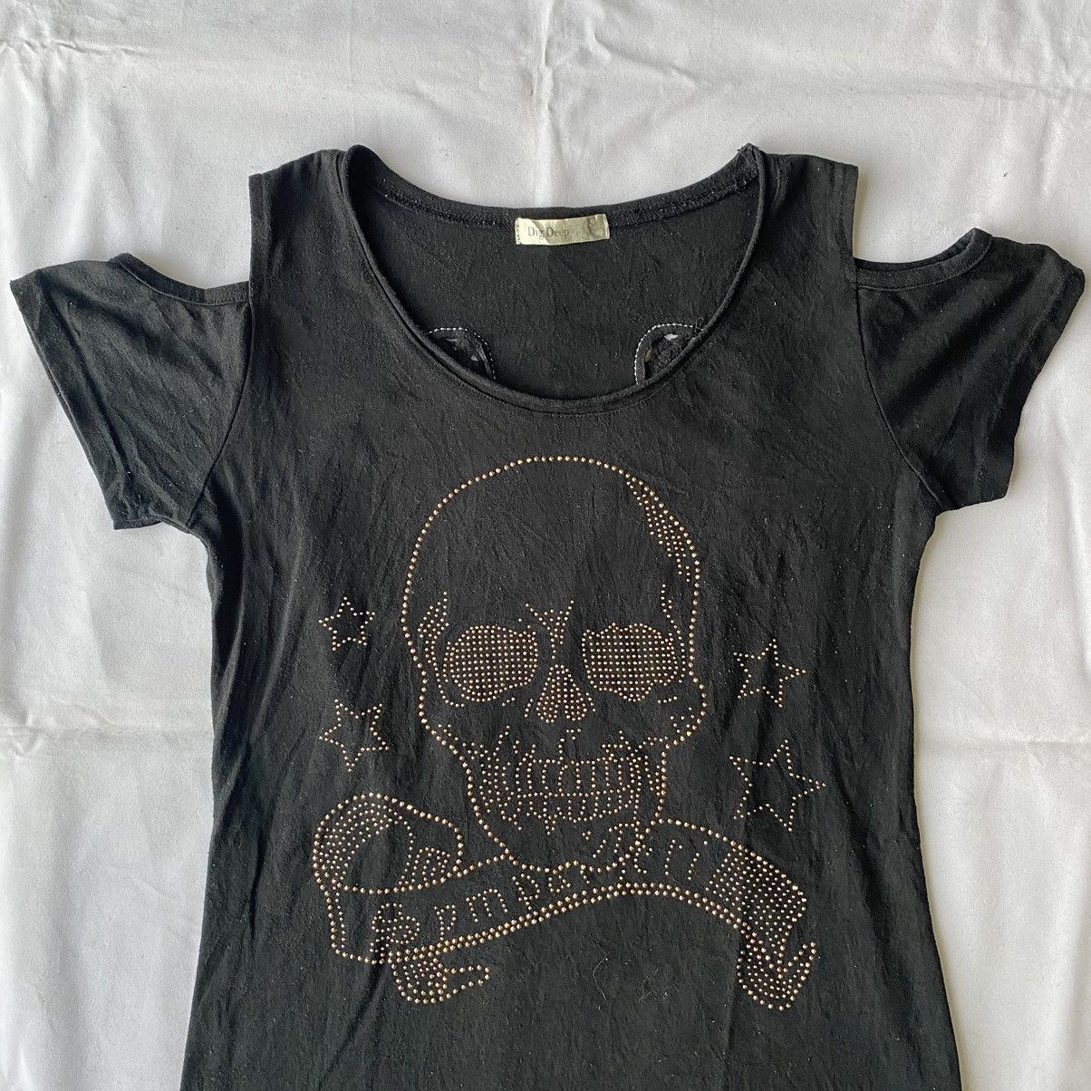 Japanese Brand × Seditionaries Y2K Blouse Skull Diamonds Tank Top Punk and Gothic Style Size M / US 6-8 / IT 42-44 - 3 Thumbnail
