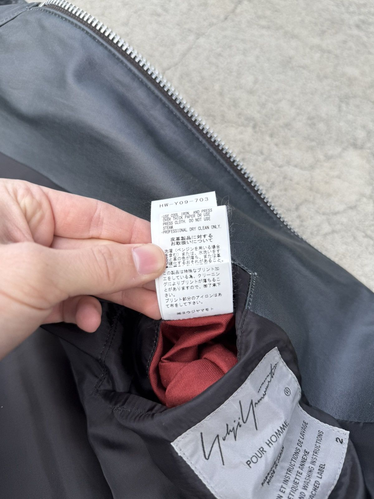 Yohji Yamamoto Yohji Yamamoto Pour Homme SS18 Taisho Lamb Skin Rider Jacket Size US M / EU 48-50 / 2 - 13 Thumbnail