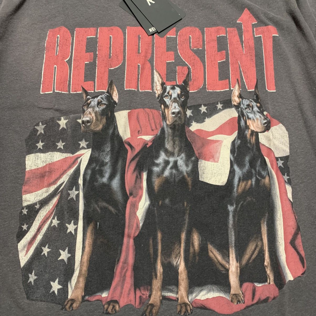Represent Clo. Represent Medium Dream On Tour Sun Fade Grey Tee Size US M / EU 48-50 / 2 - 4 Thumbnail