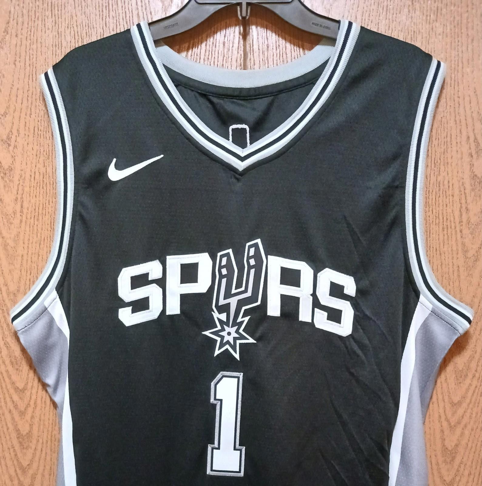 Nike Victor Wembanyama-(Spurs)-(Jersey)-(Black)-(New)-(L)-$95 Size US L / EU 52-54 / 3 - 3 Thumbnail