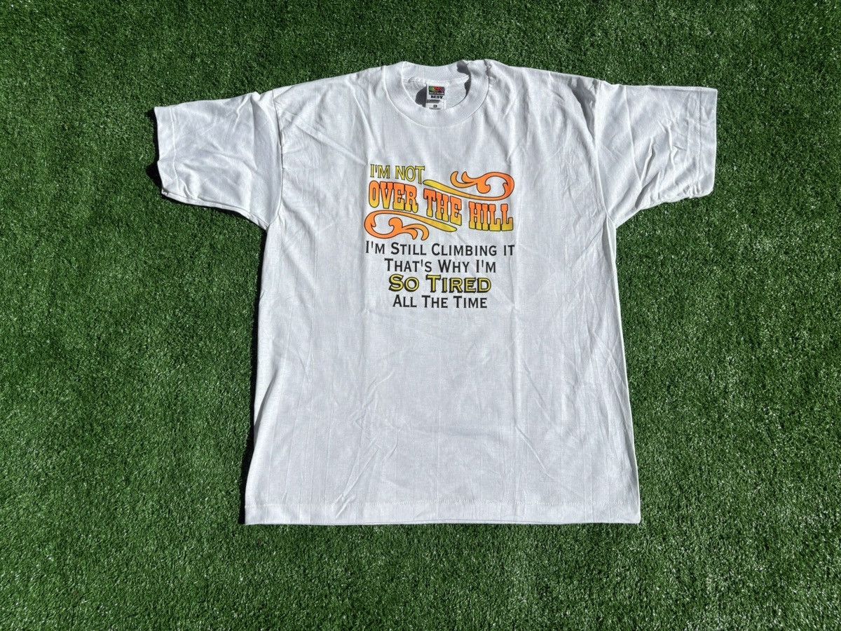 Vintage Vintage Graphic Tee 90s single stitch Size US XL / EU 56 / 4 - 1 Thumbnail