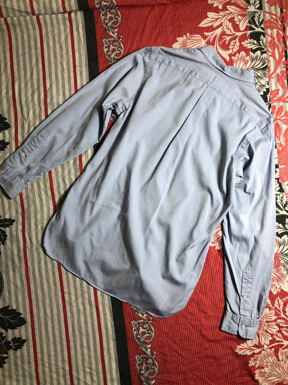 Polo Ralph Lauren × Ralph Lauren × Vintage Polo Ralph Lauren Vintage Mens Long Sleeve Striped Shirt Size US L / EU 52-54 / 3 - 2 Thumbnail