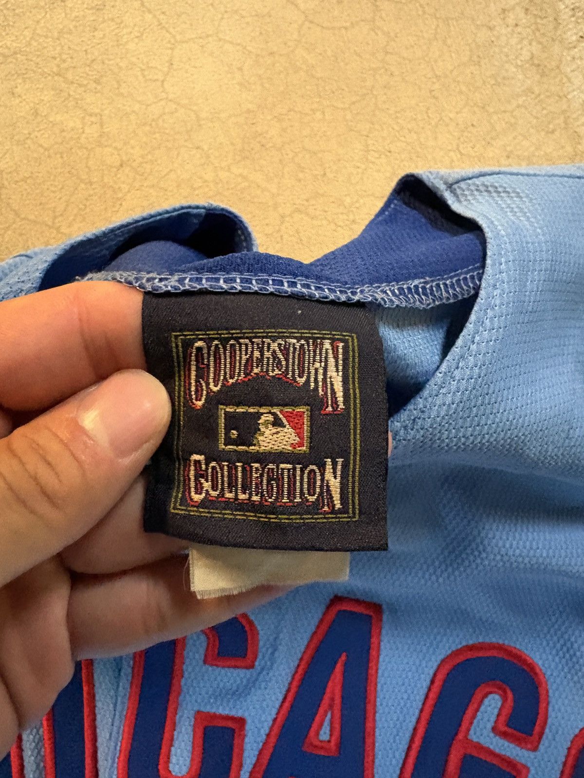 MLB Chicago Cubs Cooperstown Majestic Jersey Light Blue Size XL Size US XL / EU 56 / 4 - 6 Thumbnail