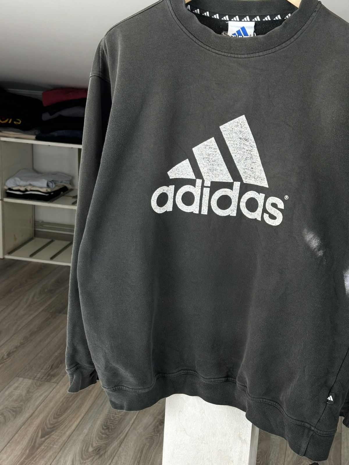 Adidas Vintage Adidas Sweatshirt Oversized Sun Faded 1999 Size US M / EU 48-50 / 2 - 4 Thumbnail