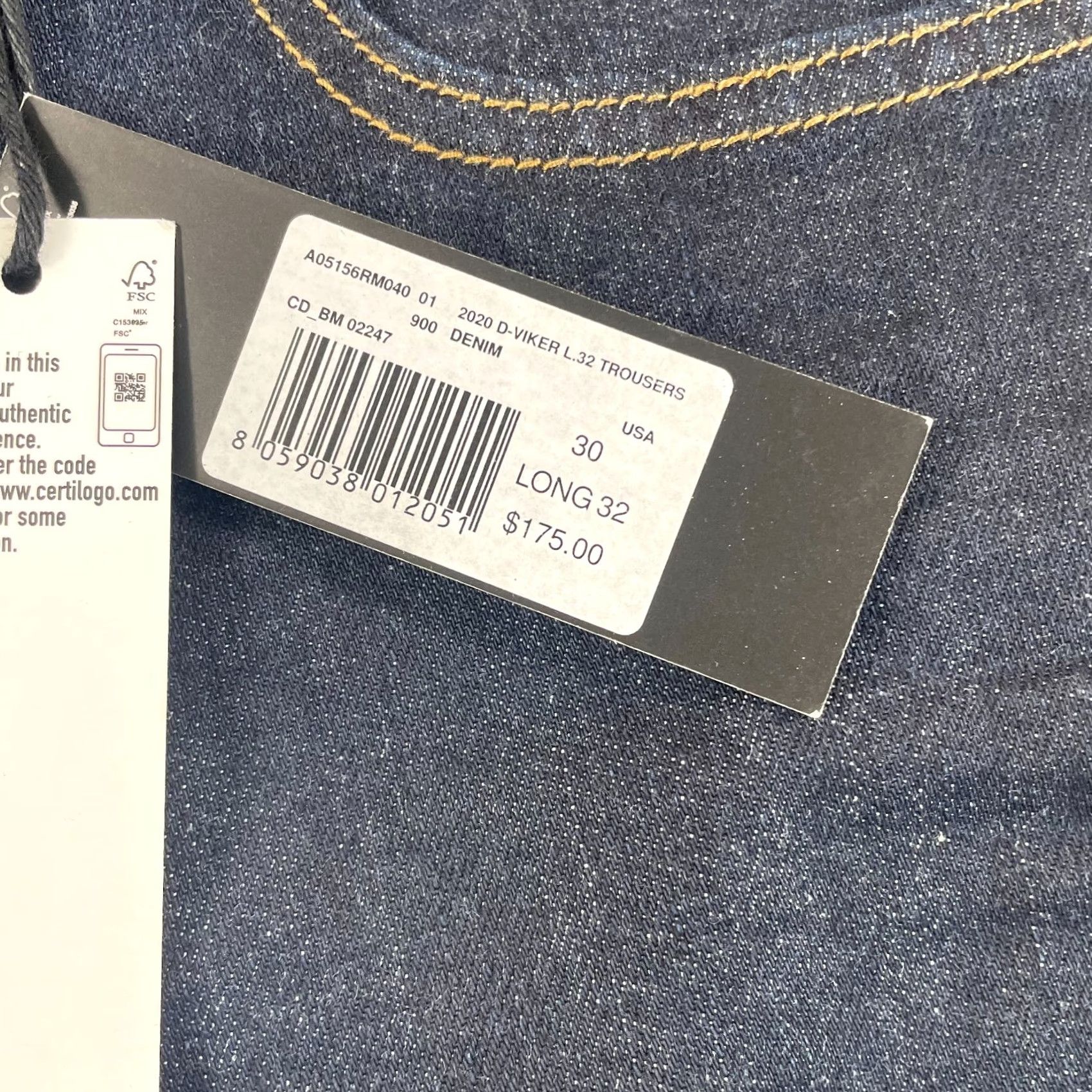 Diesel Diesel Jeans 30x31 D-VIKER Blue Stretch Straight Button Fly NWT Men RM040 Regular 5-Pocket Denim Blue Size US 30 / EU 46 - 4 Thumbnail