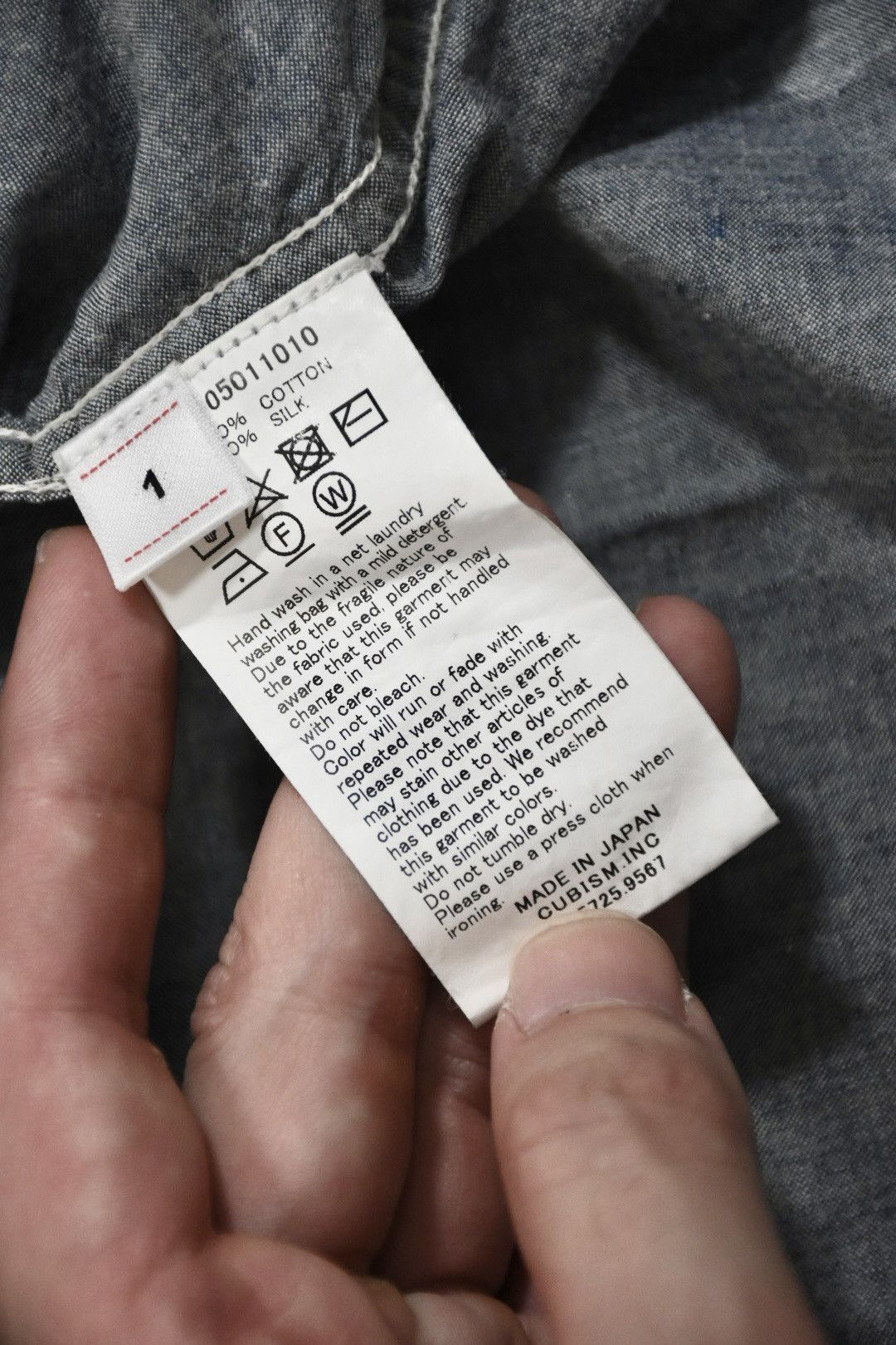 Visvim Visvim 20ss Handyman Shirt Dmgd（C/SI） Size US S / EU 44-46 / 1 - 10 Thumbnail